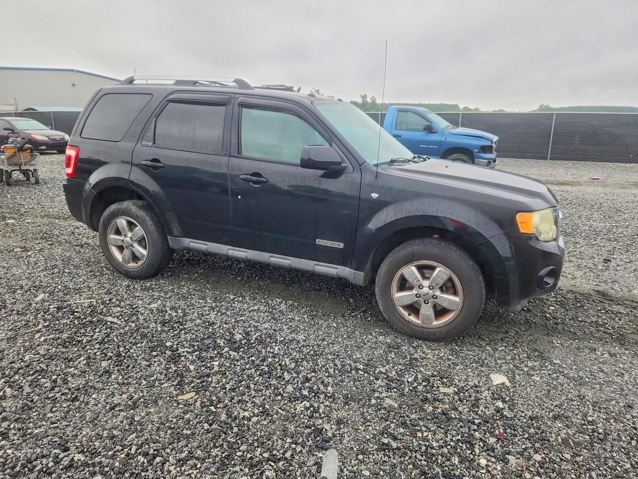 2008 Ford Escape Limited Black vin: 1FMCU04198KB33453