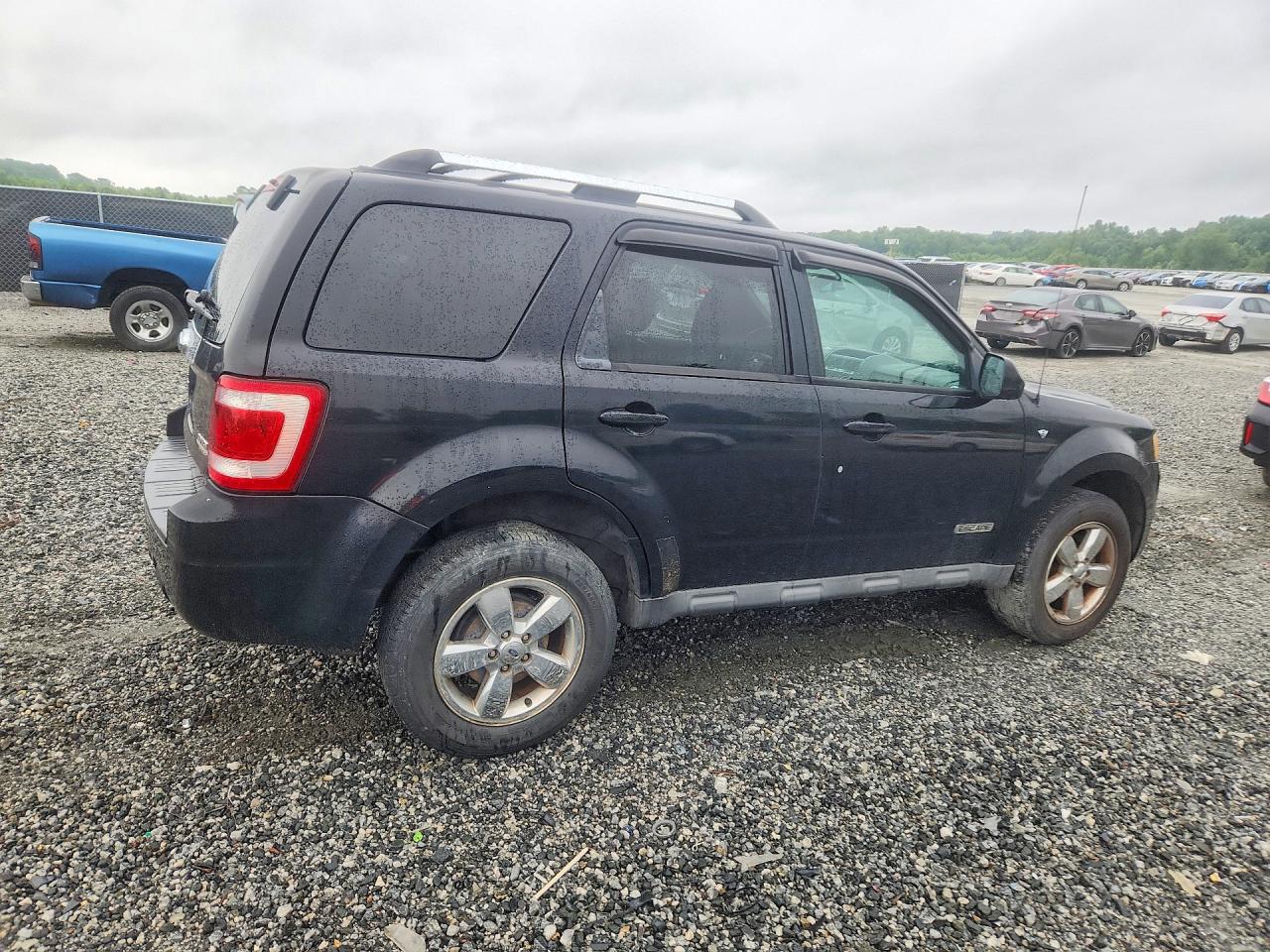 2008 Ford Escape Limited Black vin: 1FMCU04198KB33453