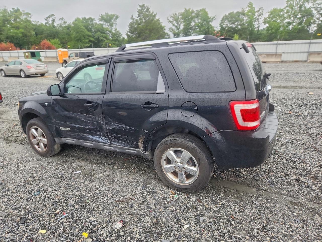 2008 Ford Escape Limited Black vin: 1FMCU04198KB33453