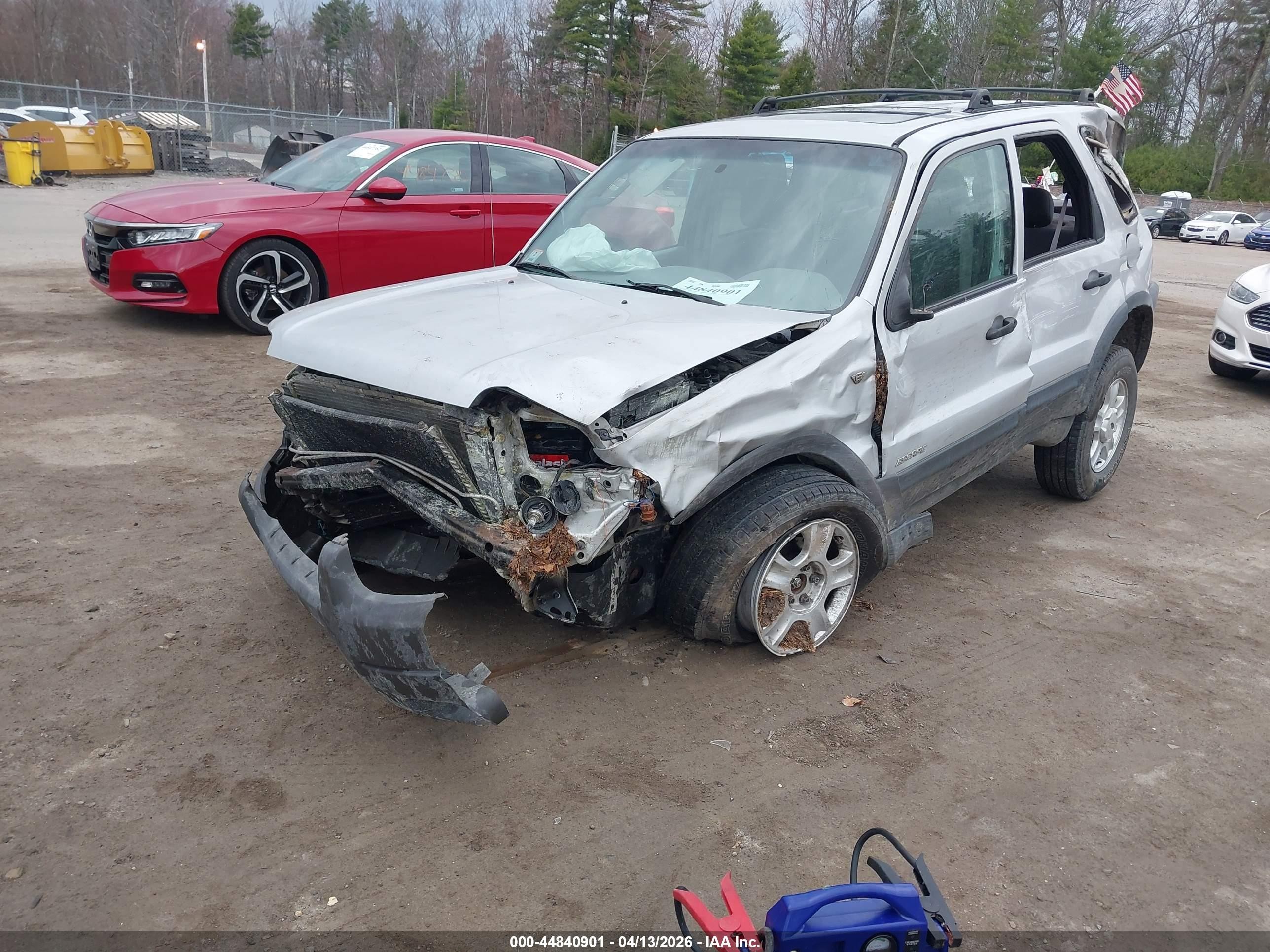 2002 Ford Escape Xlt Silver vin: 1FMCU041X2KB00422