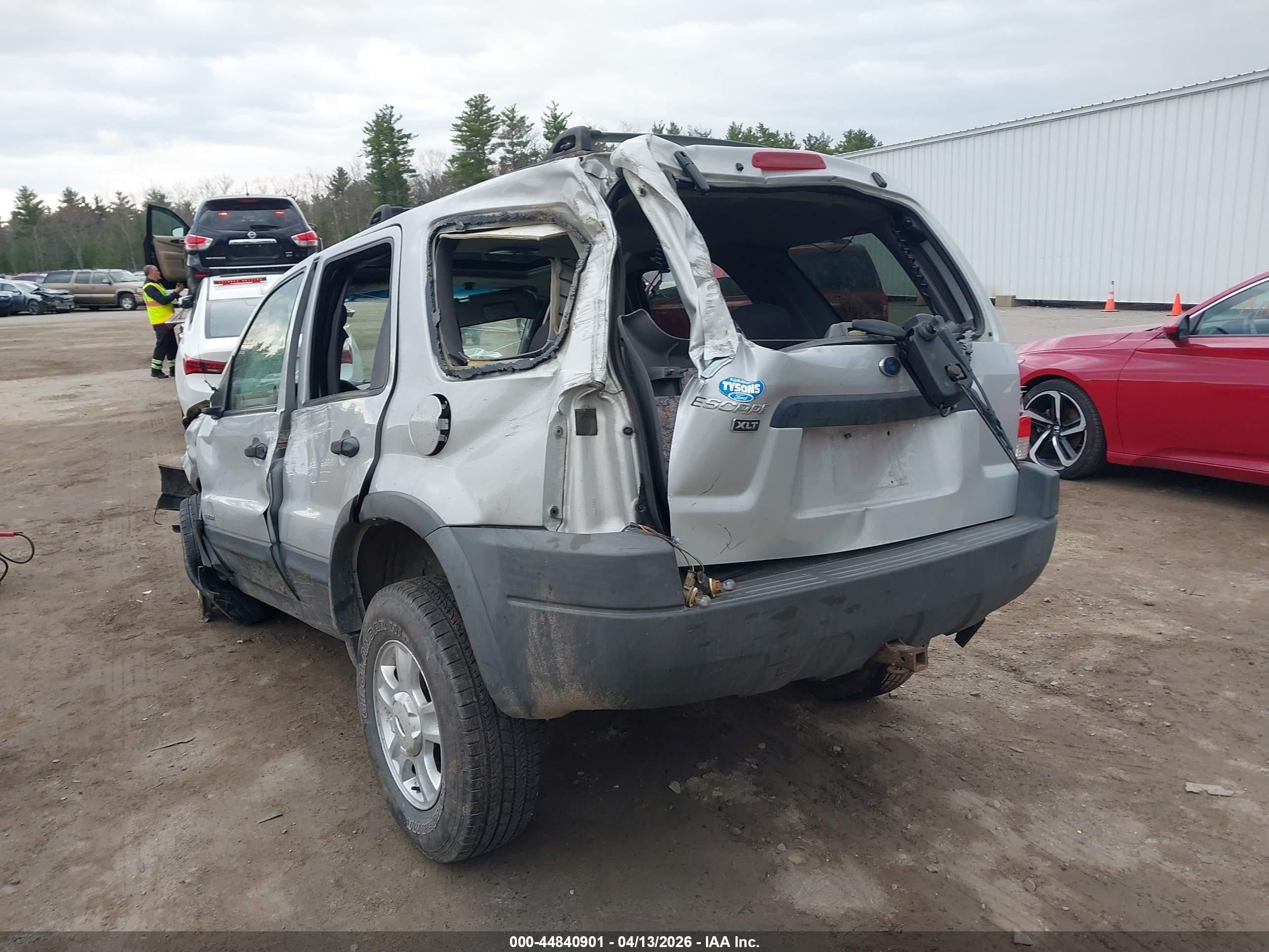 2002 Ford Escape Xlt Silver vin: 1FMCU041X2KB00422