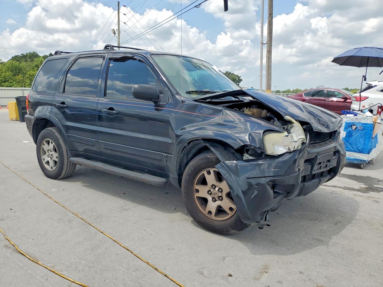 2004 Ford Escape Limited Black vin: 1FMCU041X4KB10189