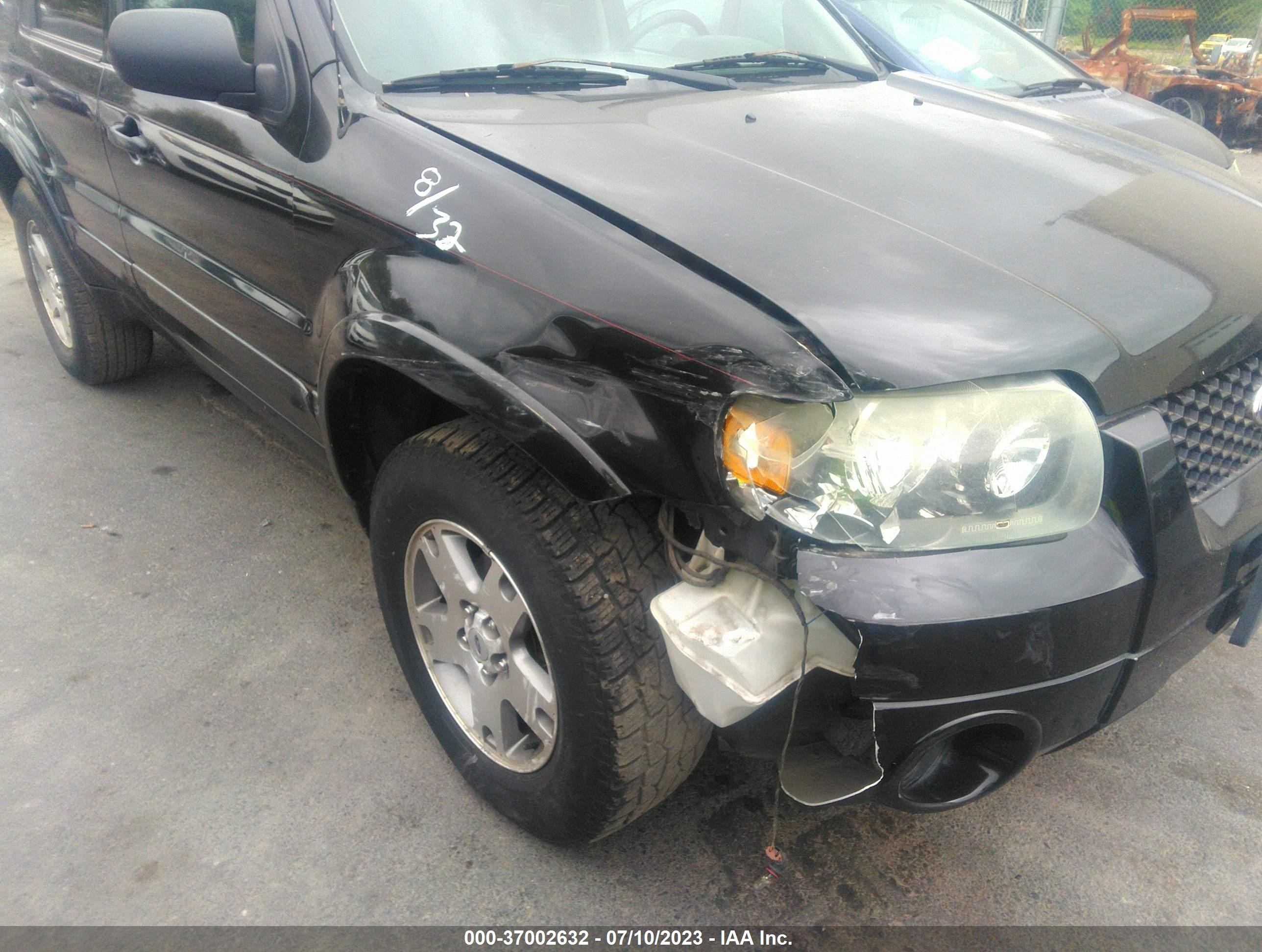 2005 Ford Escape Limited Black vin: 1FMCU041X5KB95097