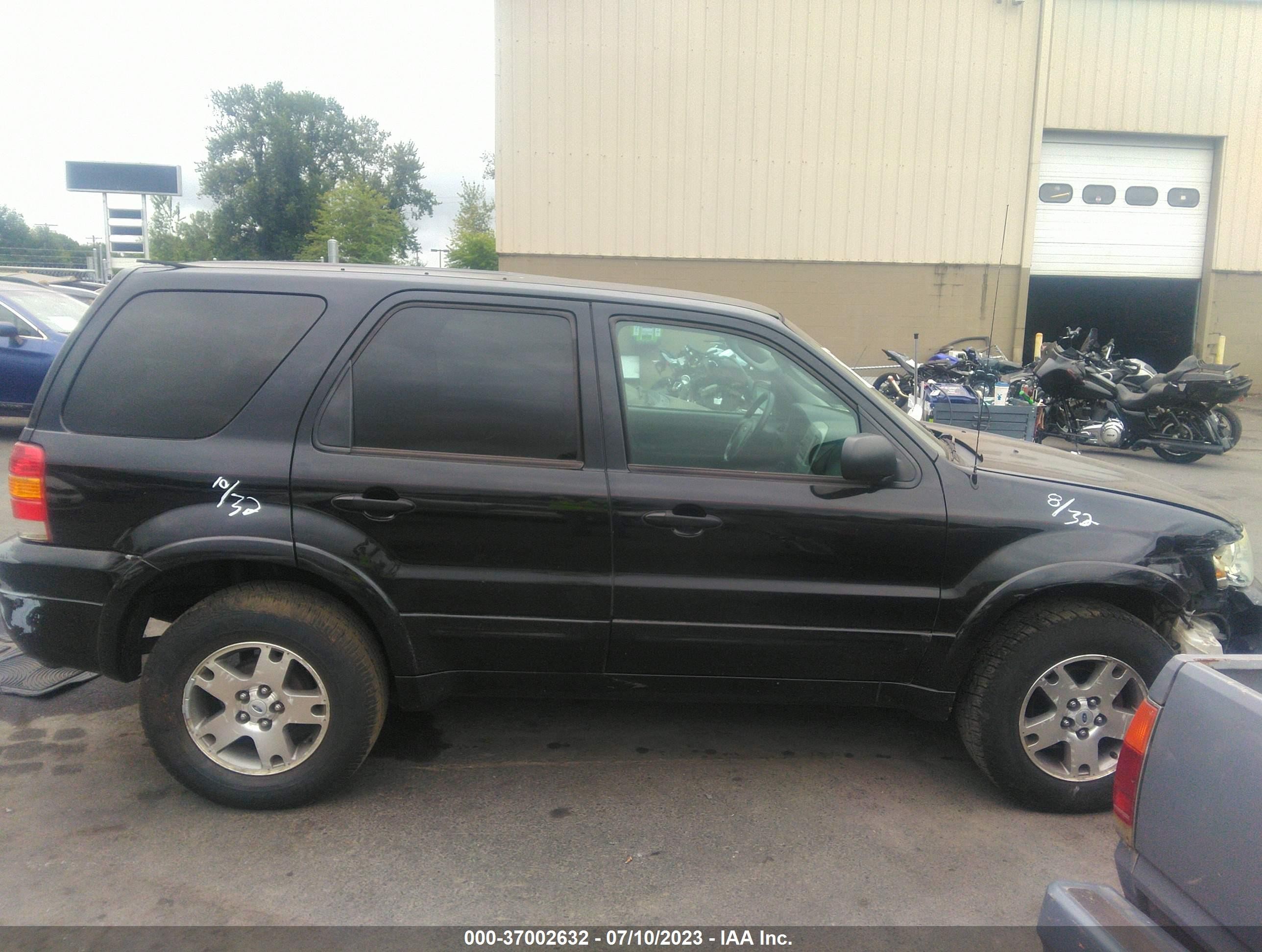 2005 Ford Escape Limited Black vin: 1FMCU041X5KB95097