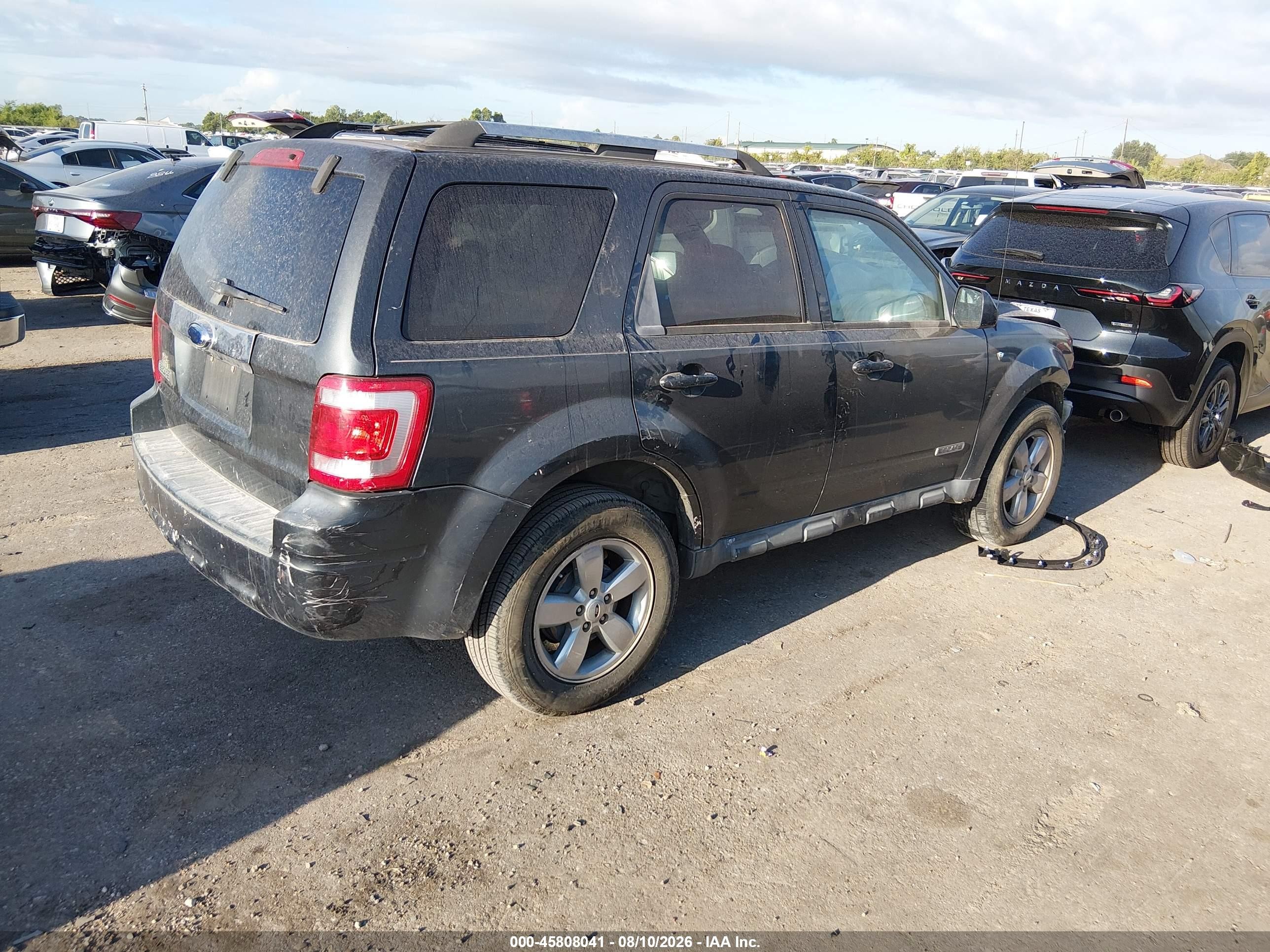 2008 Ford Escape Limited Dark Blue vin: 1FMCU041X8KC80607