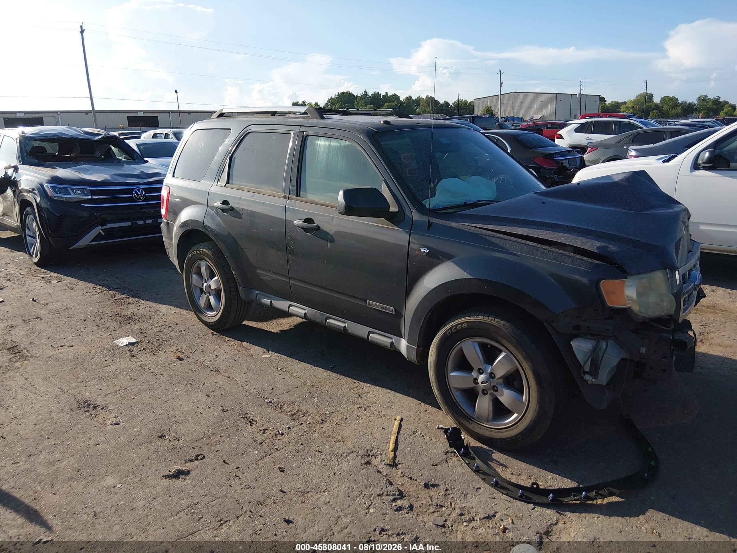 2008 Ford Escape Limited Dark Blue vin: 1FMCU041X8KC80607