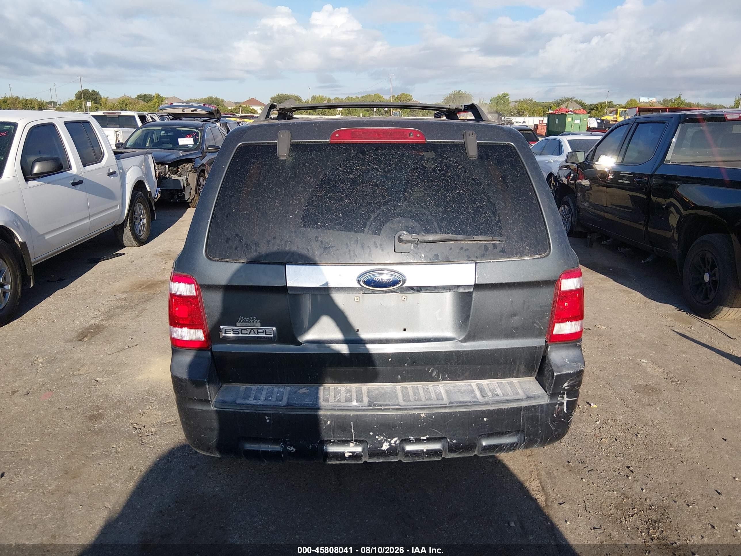 2008 Ford Escape Limited Dark Blue vin: 1FMCU041X8KC80607