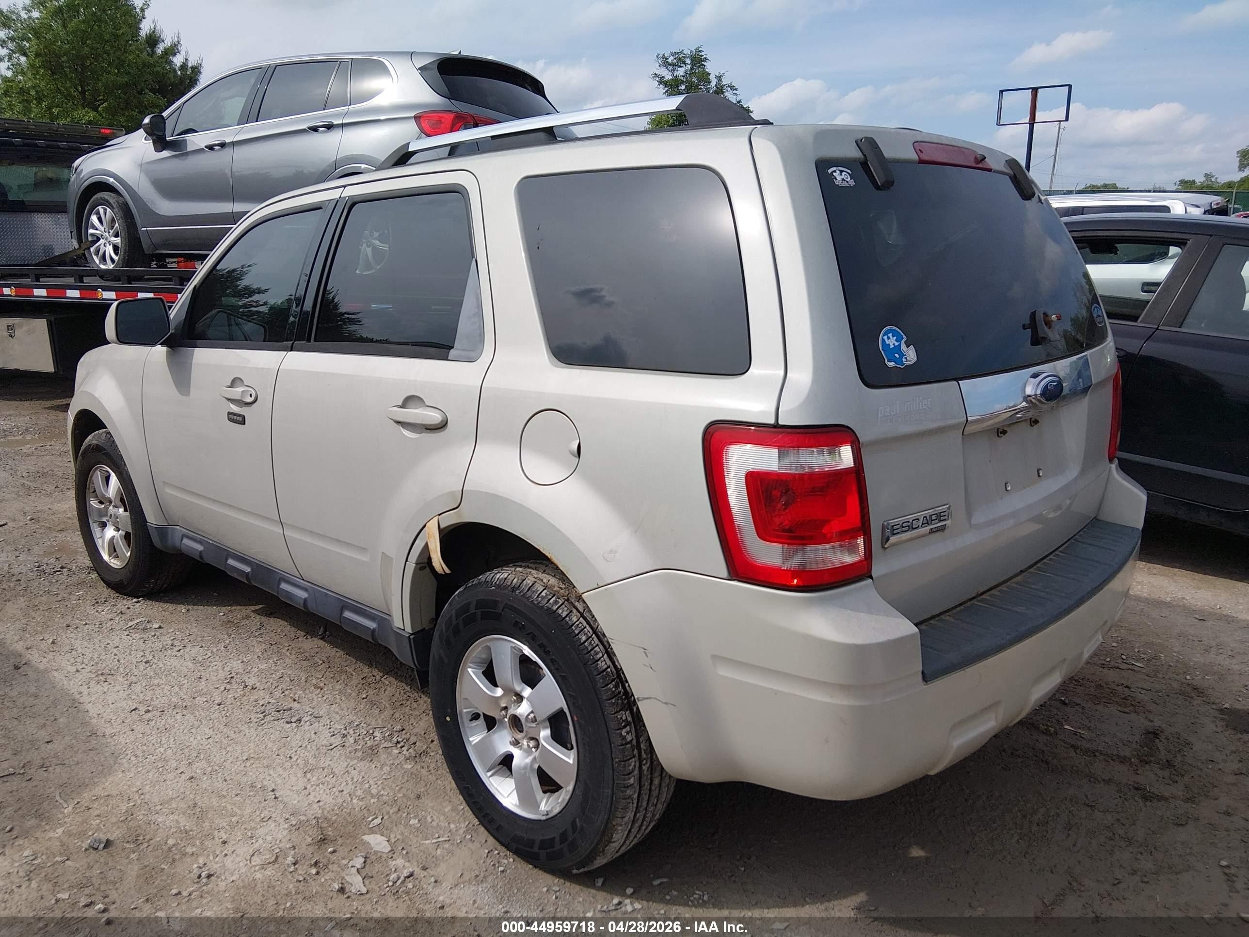 2009 Ford Escape Limited Cream vin: 1FMCU04769KA03524