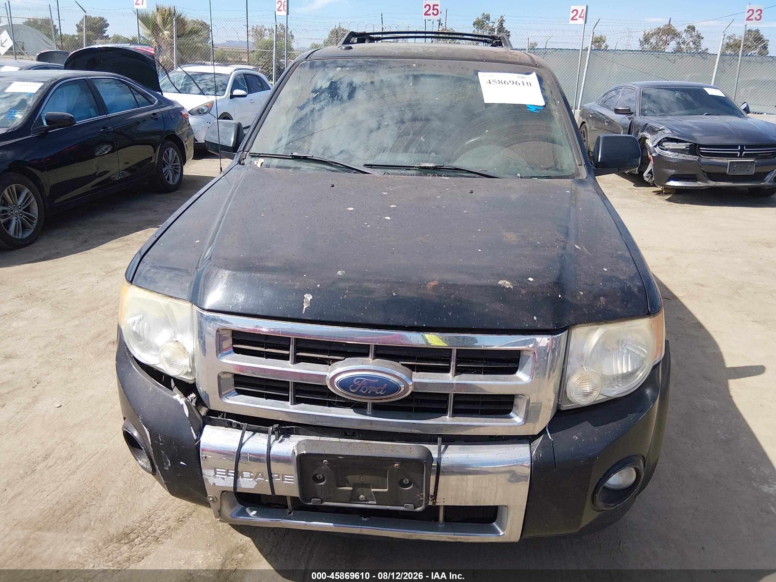 2009 Ford Escape Limited Black vin: 1FMCU04779KD01354