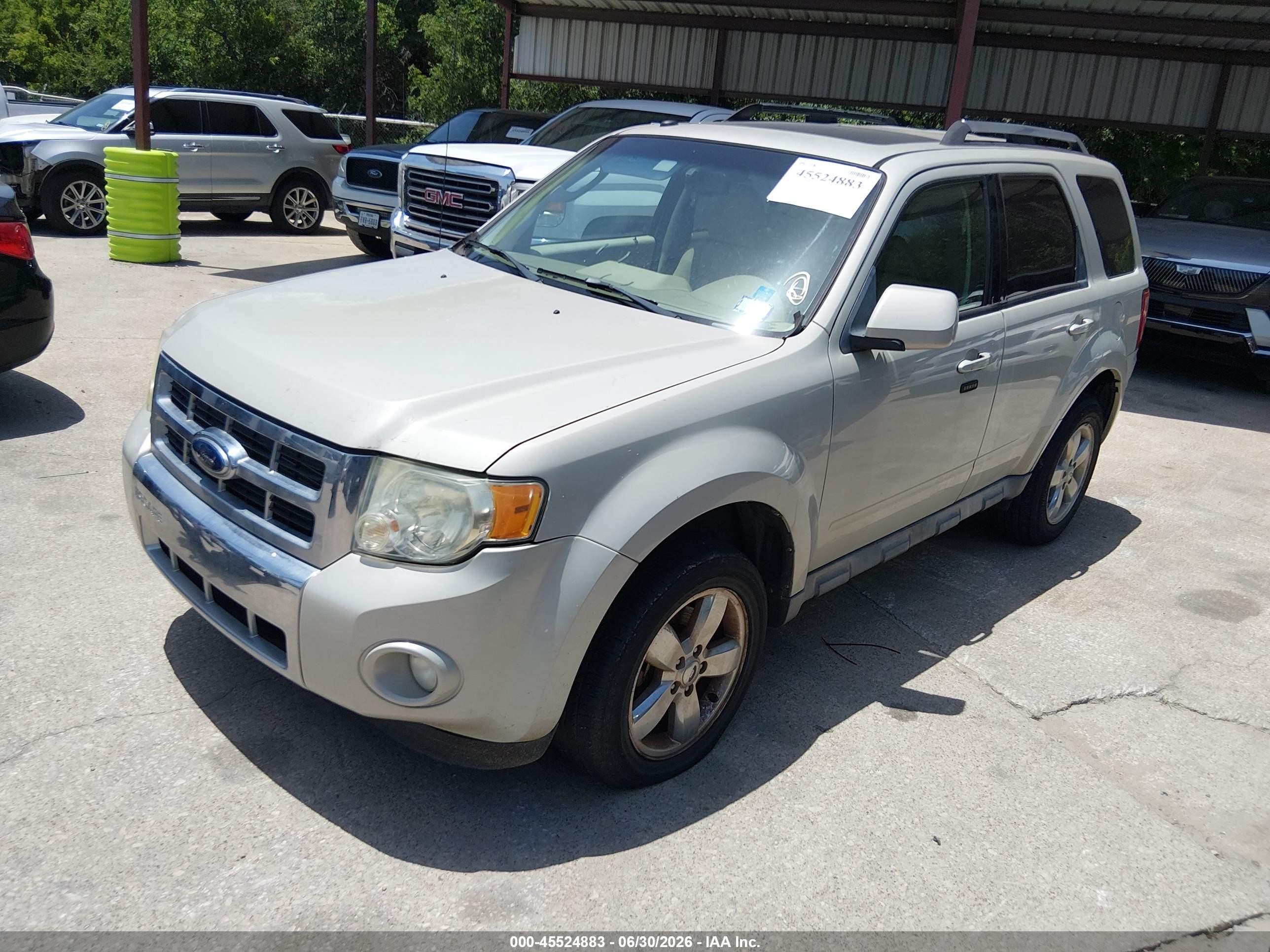 2009 Ford Escape Limited Champagne vin: 1FMCU04789KB28346