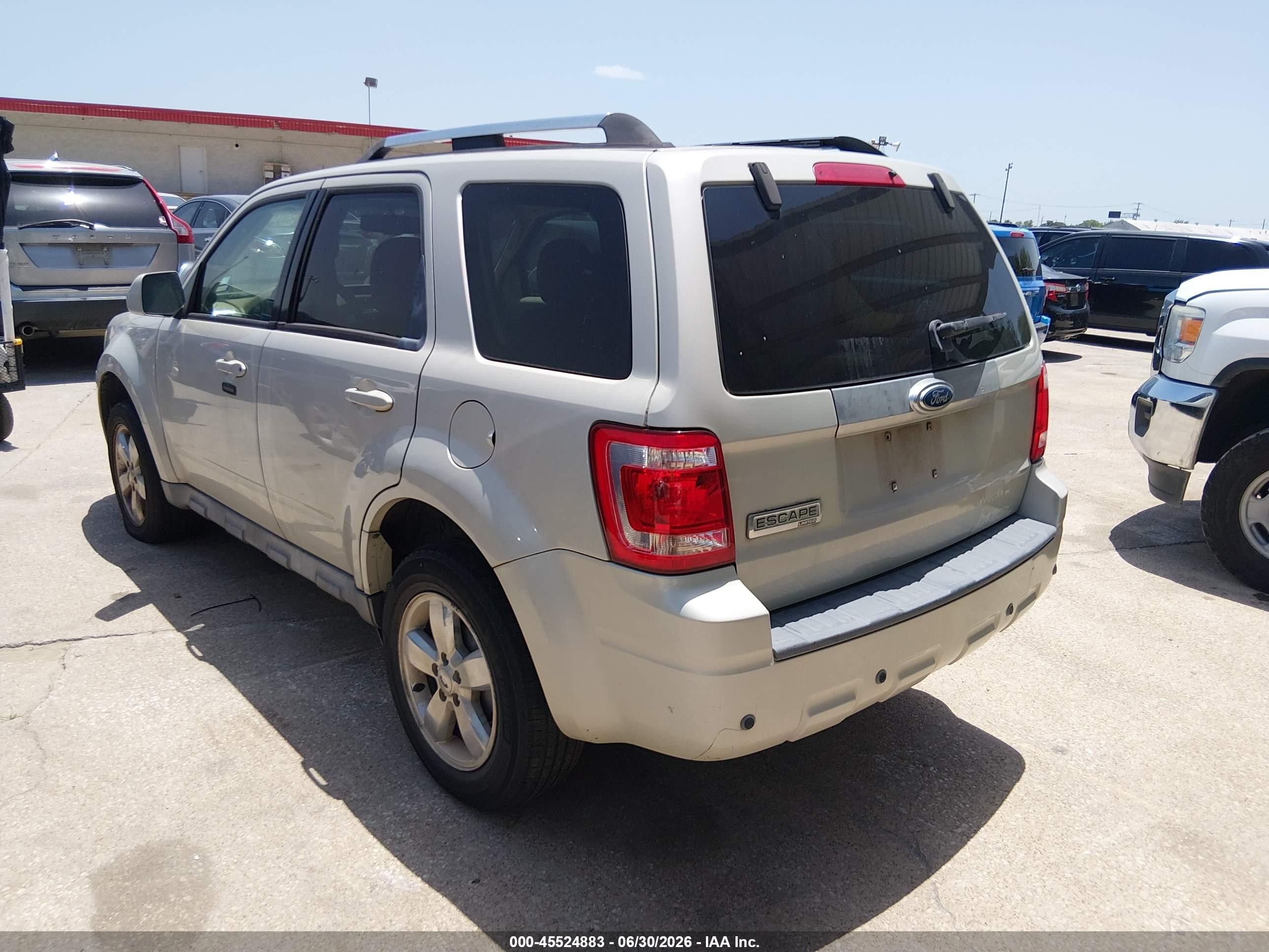 2009 Ford Escape Limited Champagne vin: 1FMCU04789KB28346