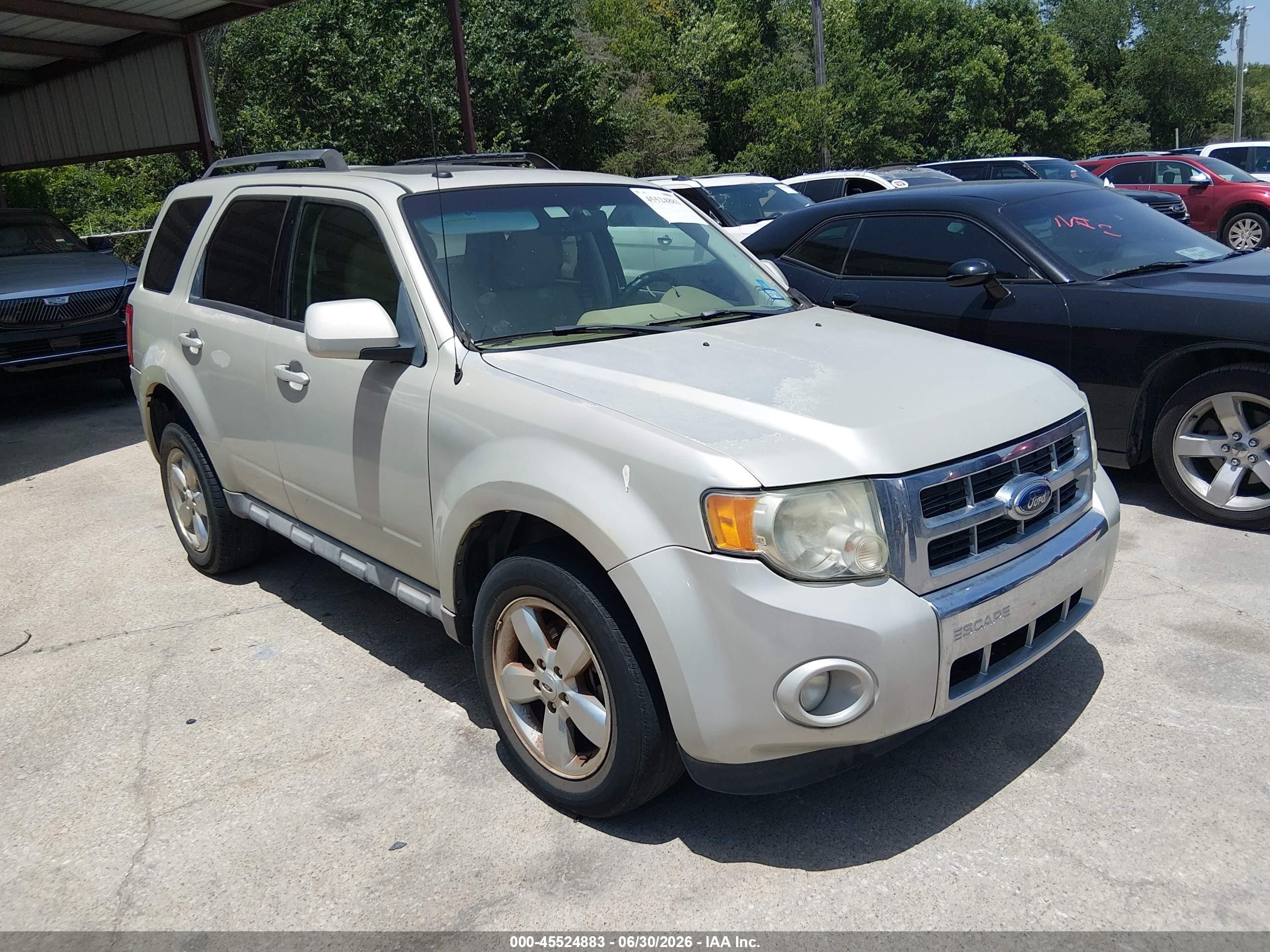 2009 Ford Escape Limited Champagne vin: 1FMCU04789KB28346