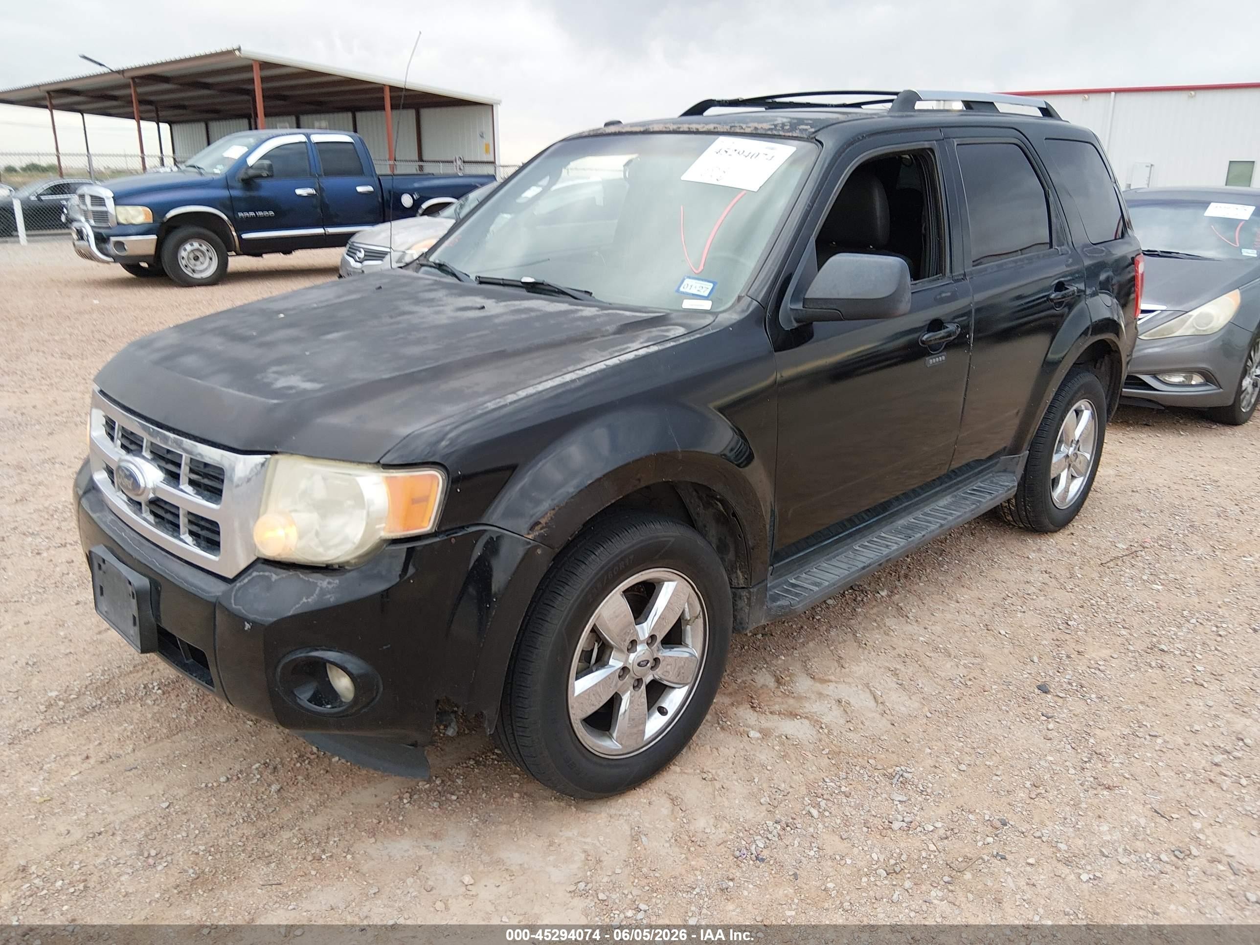 2009 Ford Escape Limited Черный vin: 1FMCU04799KA80937
