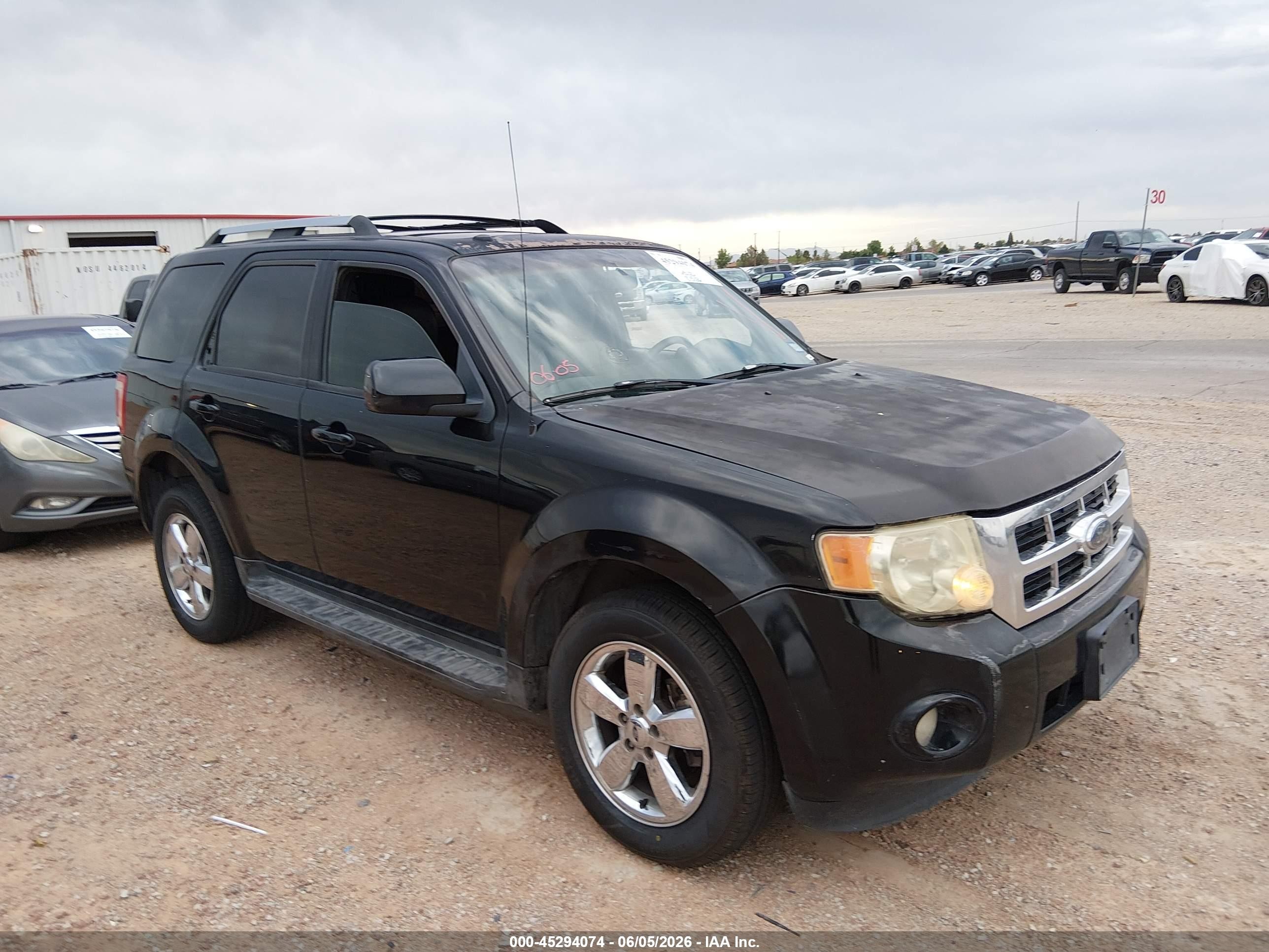 2009 Ford Escape Limited Black vin: 1FMCU04799KA80937