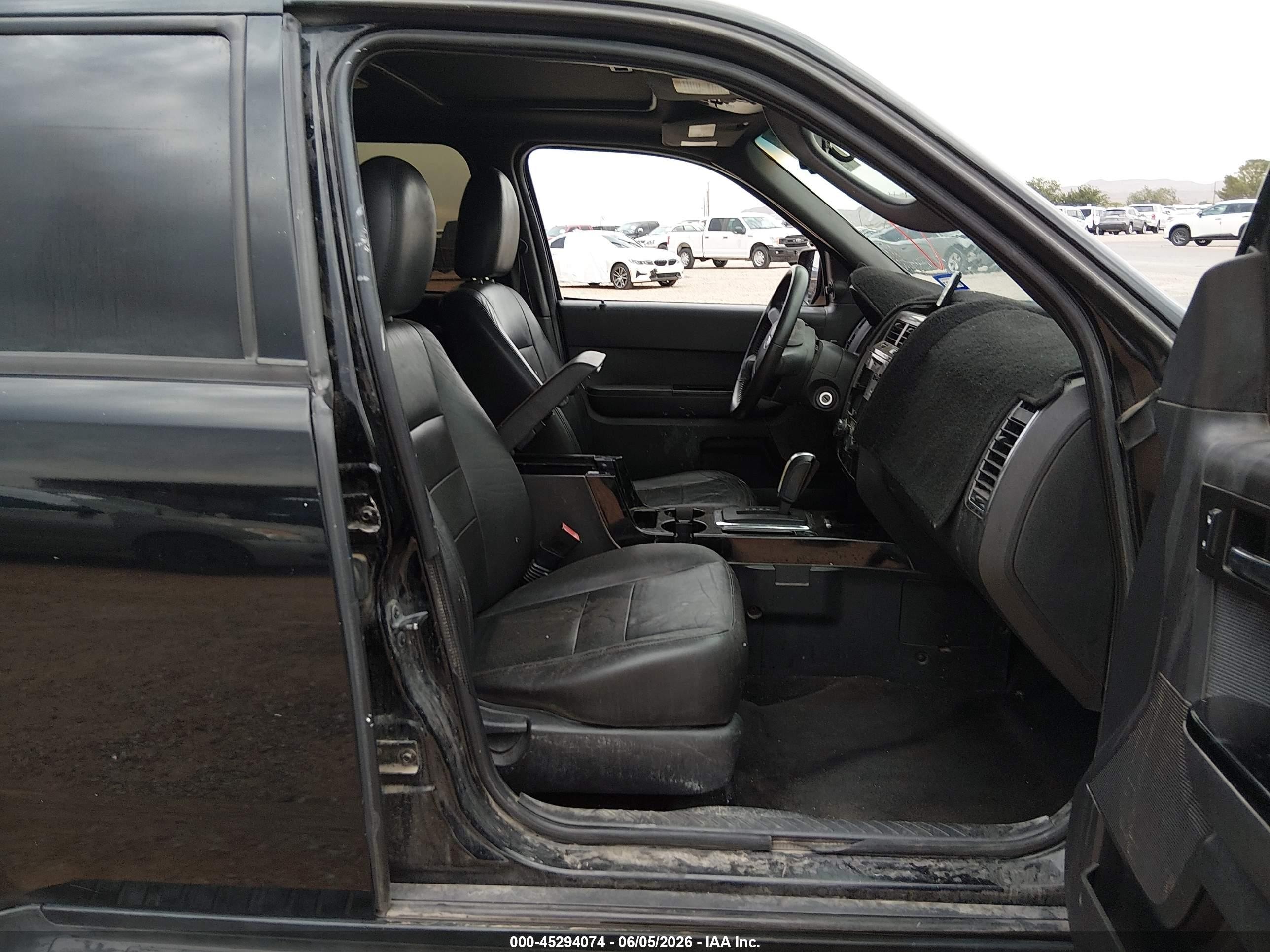 2009 Ford Escape Limited Черный vin: 1FMCU04799KA80937
