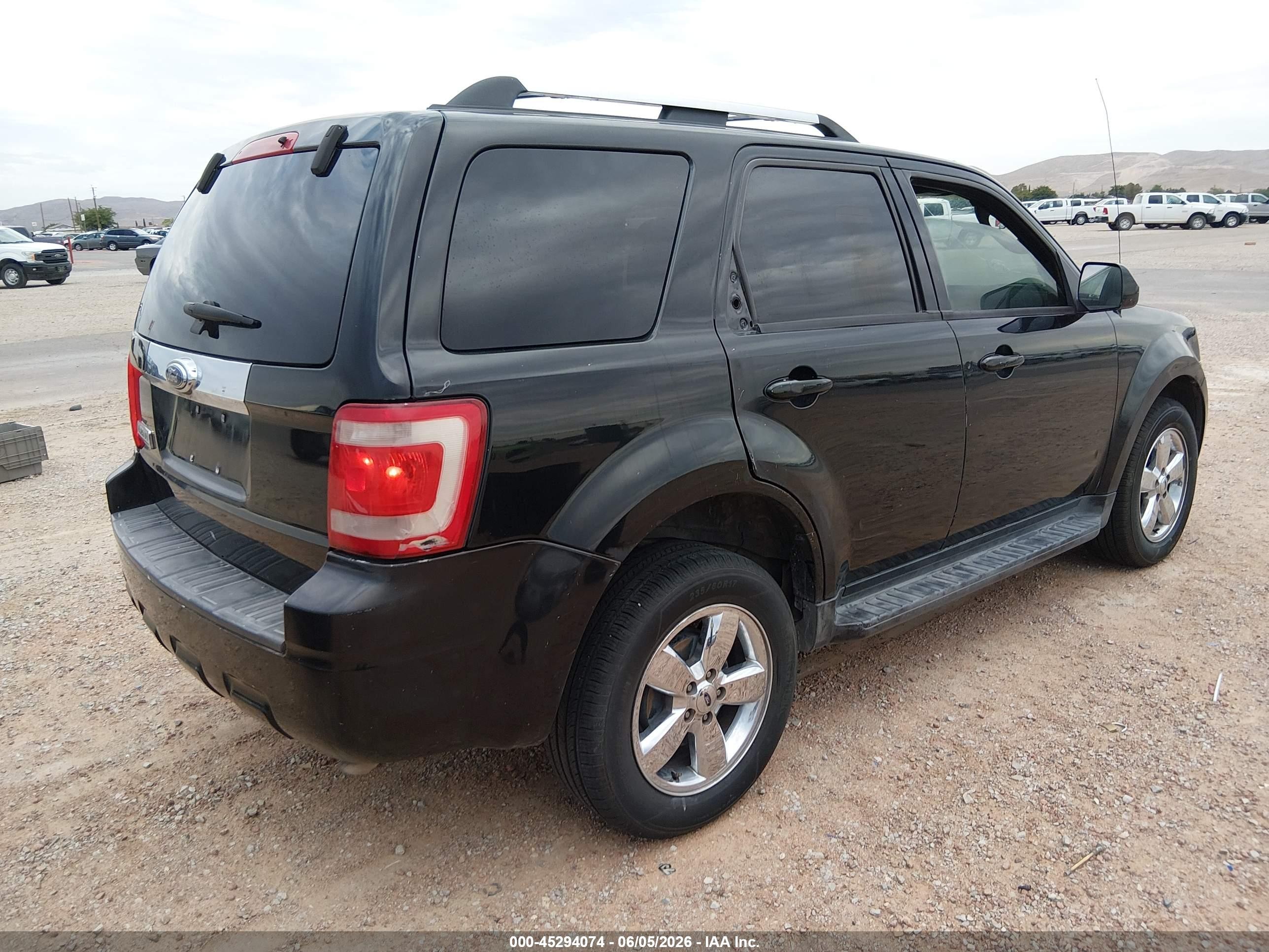 2009 Ford Escape Limited Черный vin: 1FMCU04799KA80937