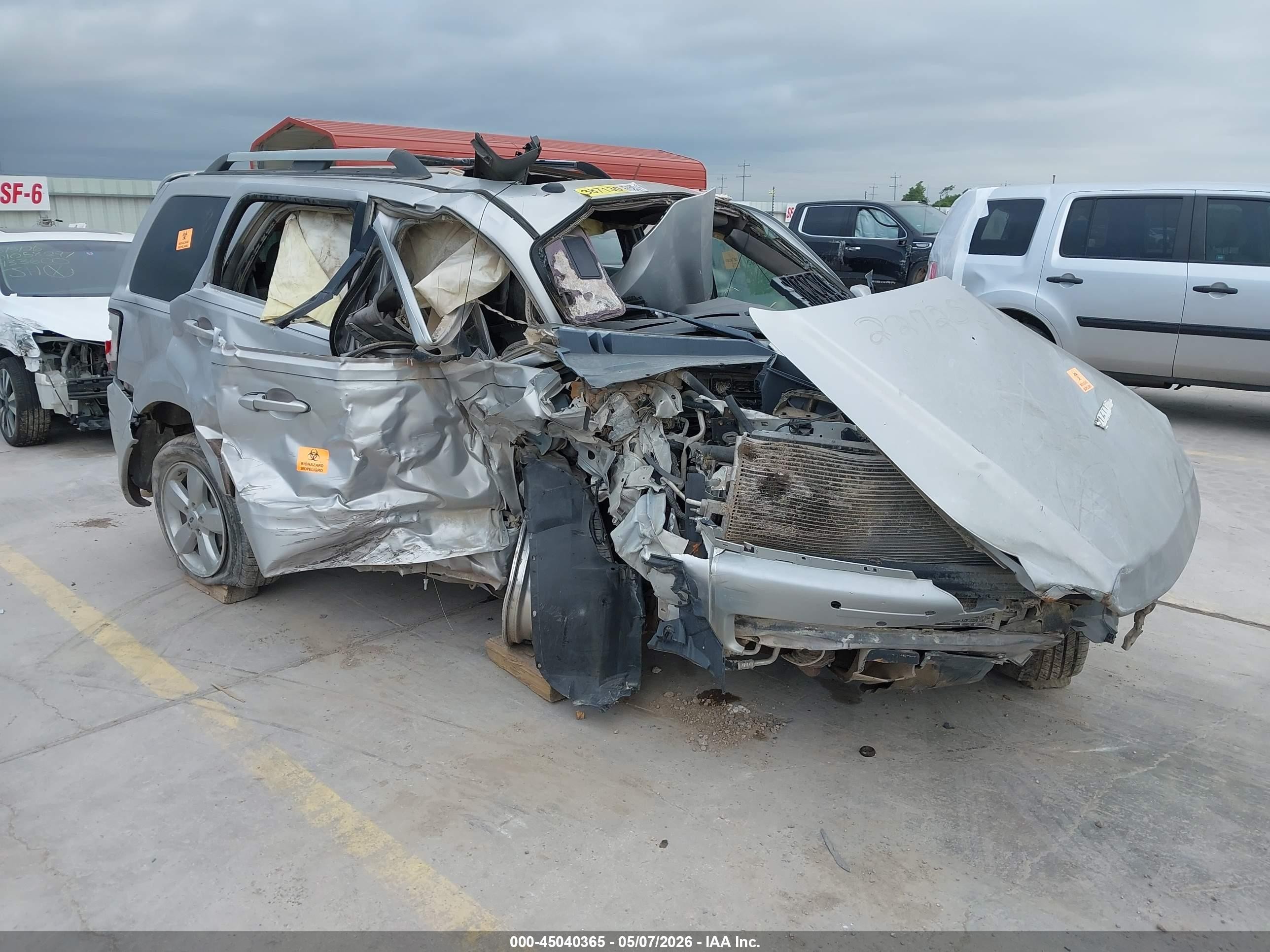 2009 Ford Escape Limited Silver vin: 1FMCU04G09KA32274