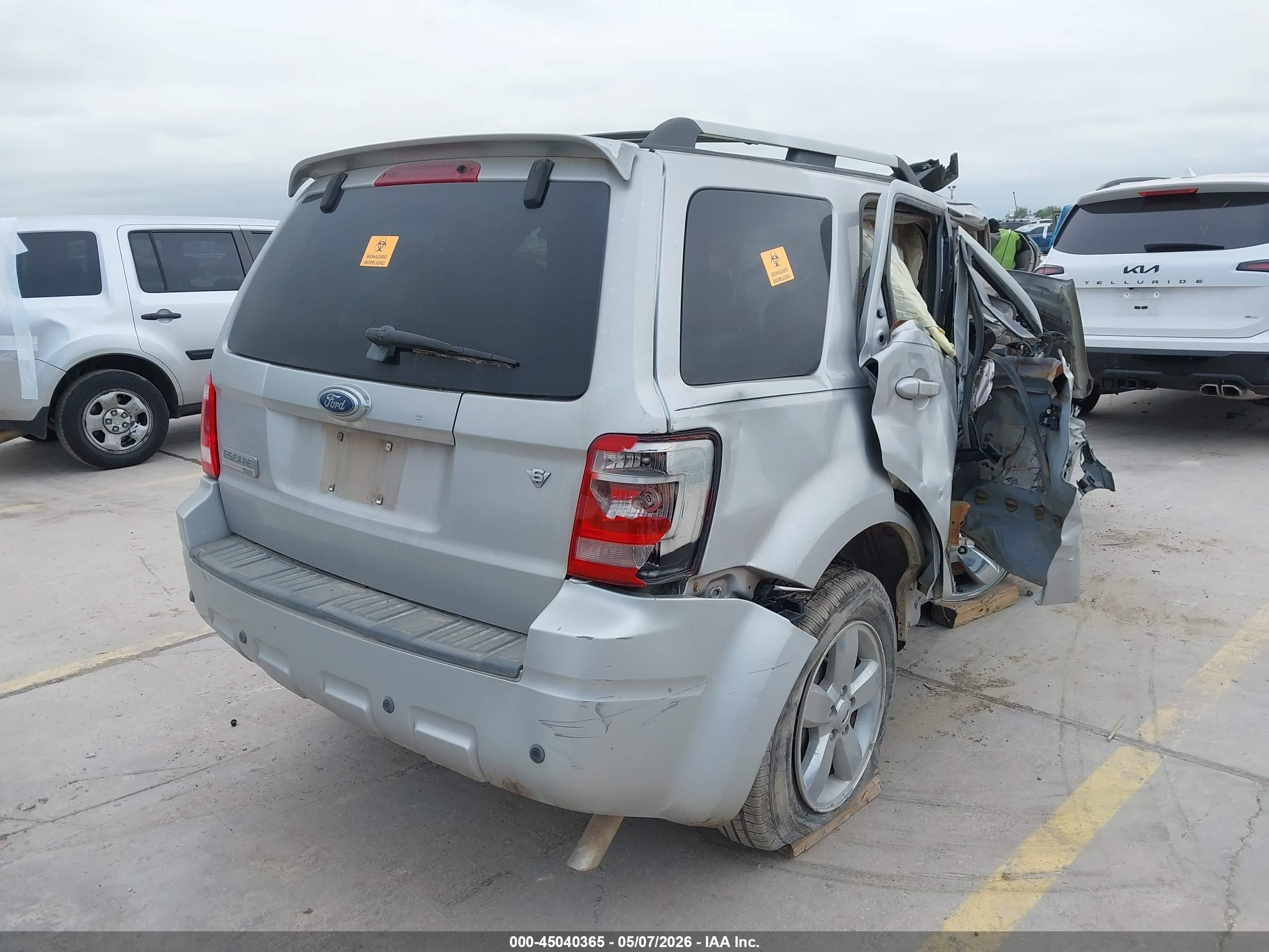 2009 Ford Escape Limited Silver vin: 1FMCU04G09KA32274