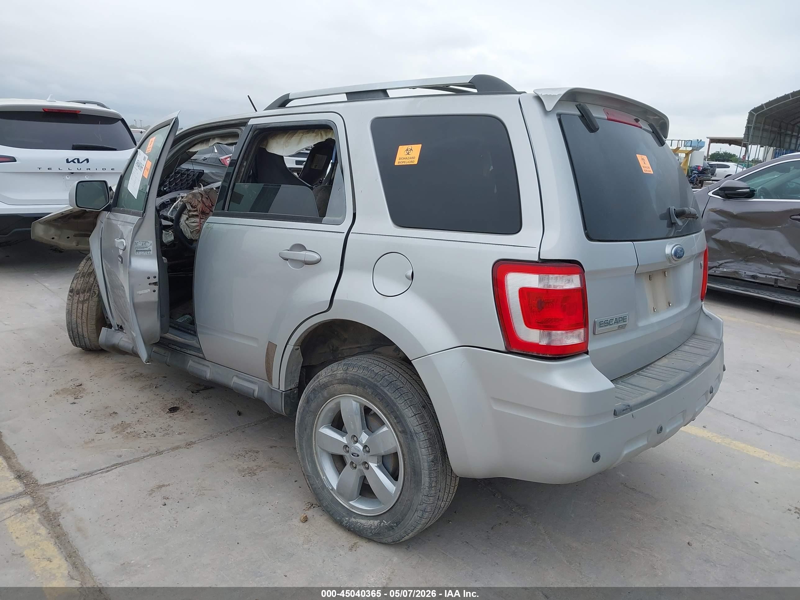 2009 Ford Escape Limited Silver vin: 1FMCU04G09KA32274