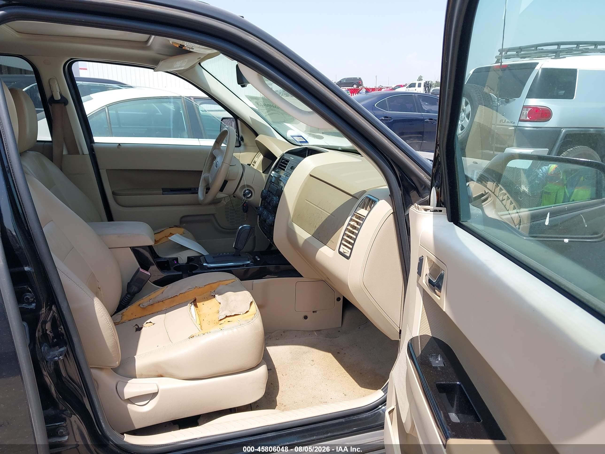 2009 Ford Escape Limited Black vin: 1FMCU04G19KA03401