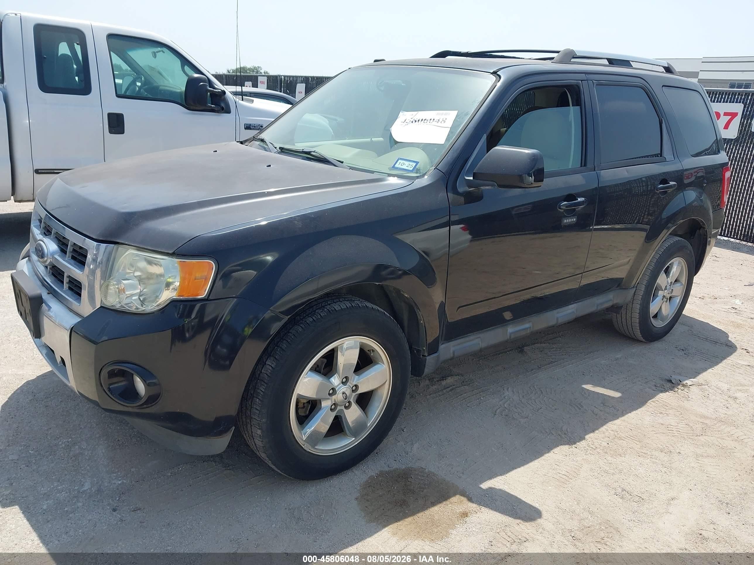2009 Ford Escape Limited Black vin: 1FMCU04G19KA03401