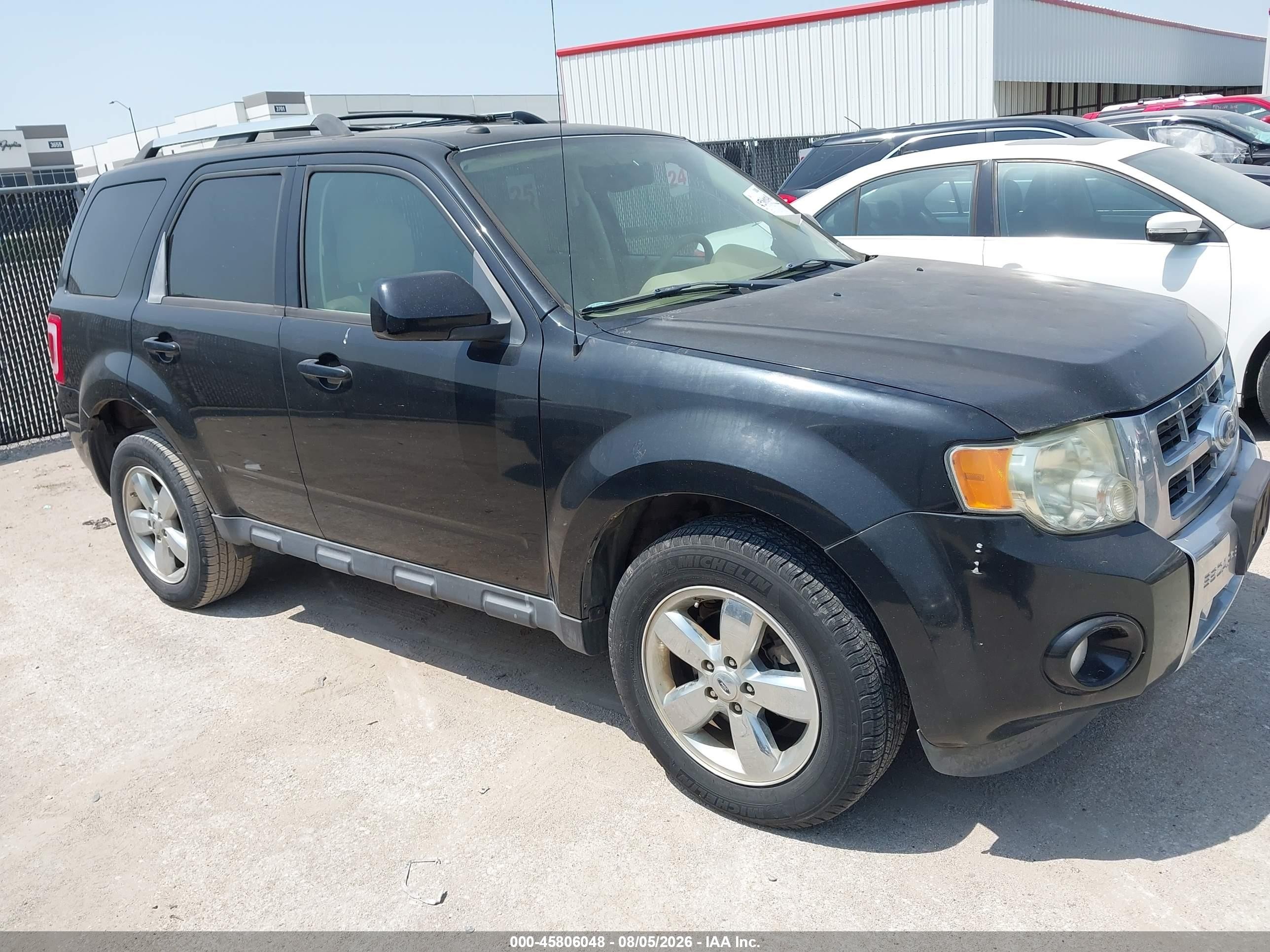 2009 Ford Escape Limited Black vin: 1FMCU04G19KA03401