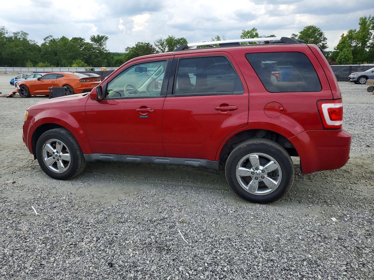 2009 Ford Escape Limited Red vin: 1FMCU04G19KD06890