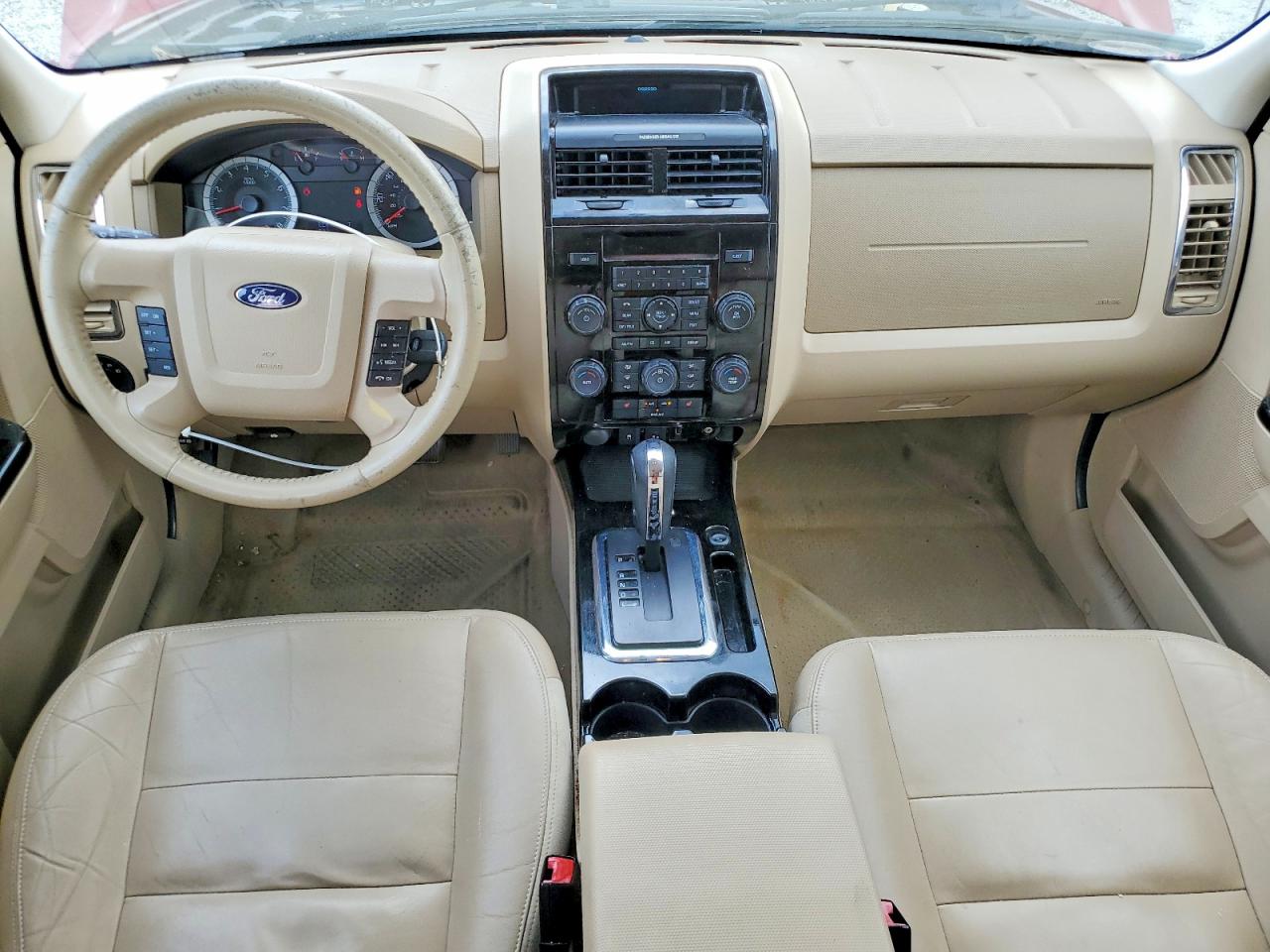 2009 Ford Escape Limited Red vin: 1FMCU04G19KD06890