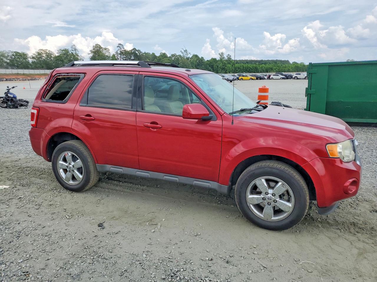 2009 Ford Escape Limited Red vin: 1FMCU04G19KD06890