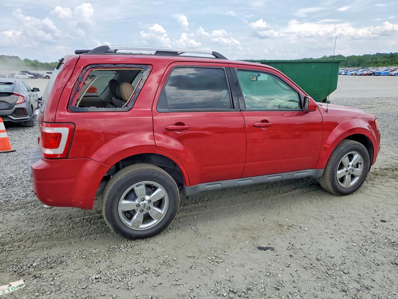 2009 Ford Escape Limited Red vin: 1FMCU04G19KD06890