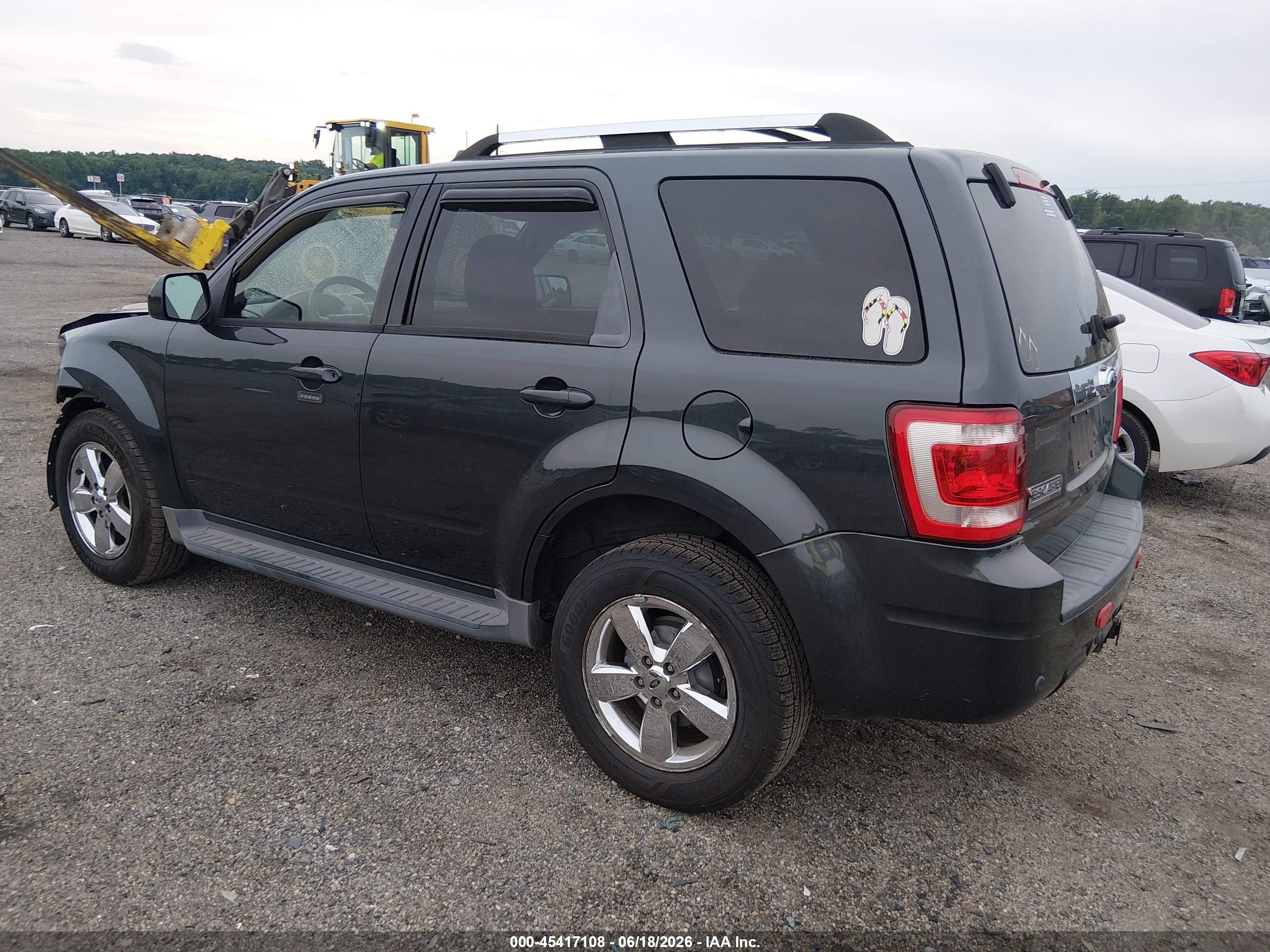 2009 Ford Escape Limited Blue vin: 1FMCU04G29KA51778