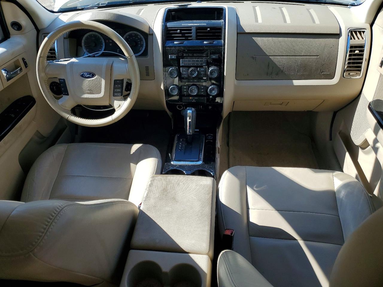 2009 Ford Escape Limited White vin: 1FMCU04G49KB09826