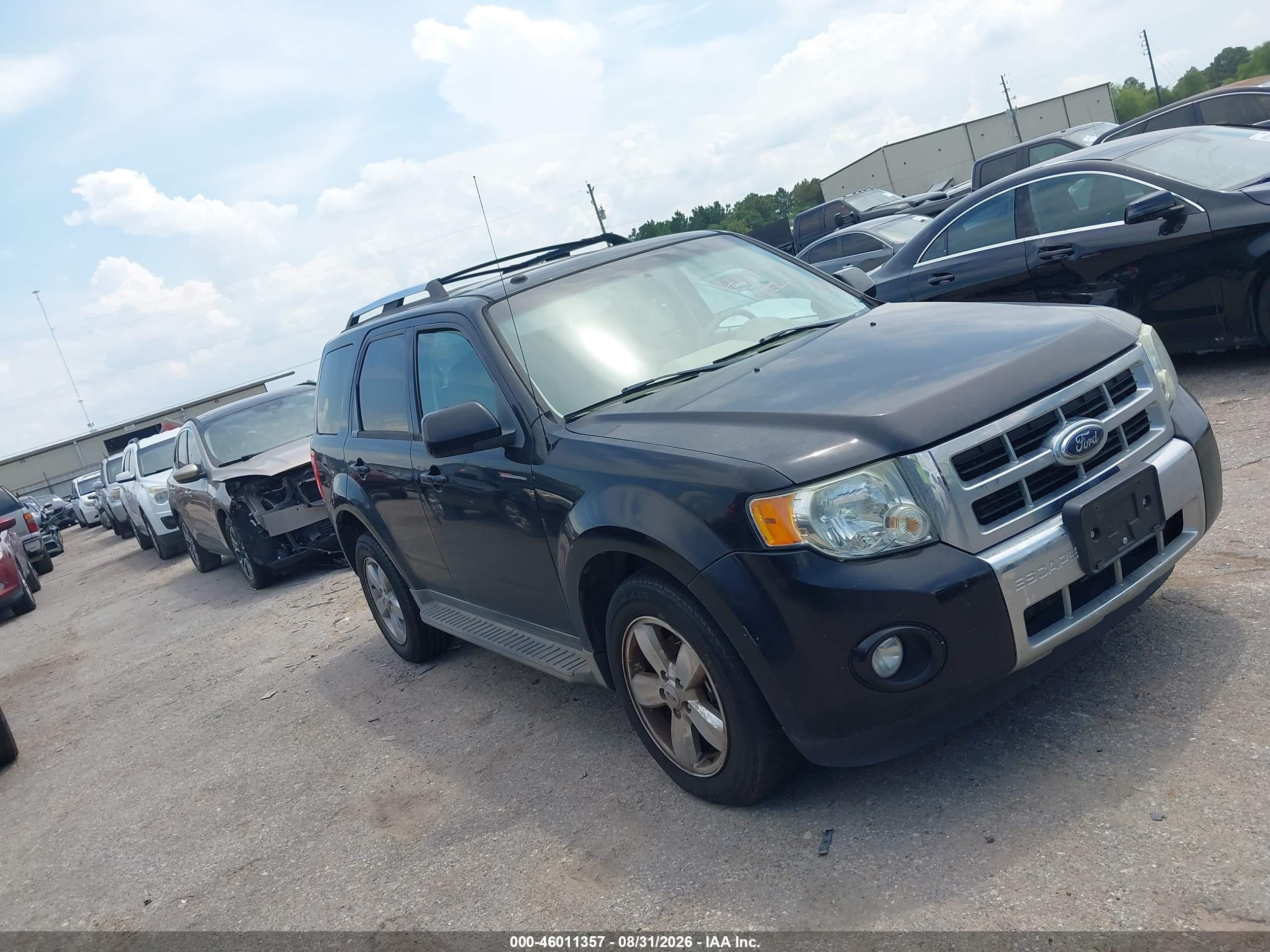 2009 Ford Escape Limited Black vin: 1FMCU04G49KB64132