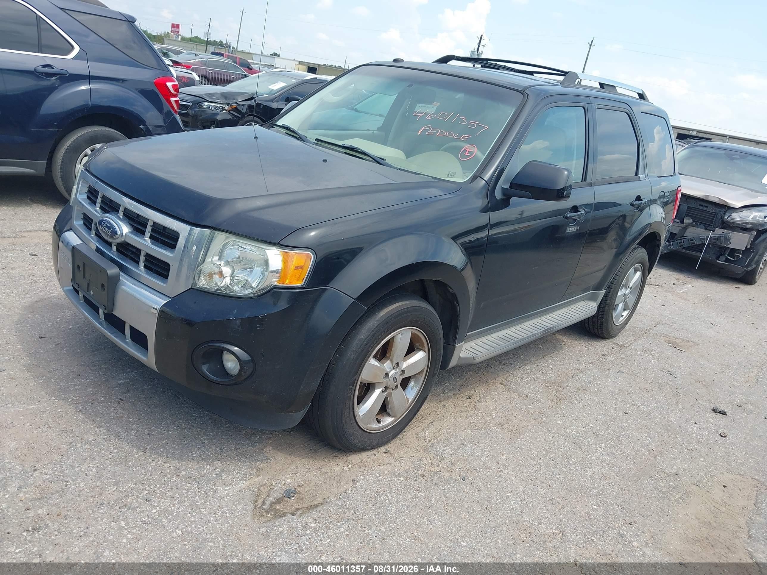2009 Ford Escape Limited Black vin: 1FMCU04G49KB64132