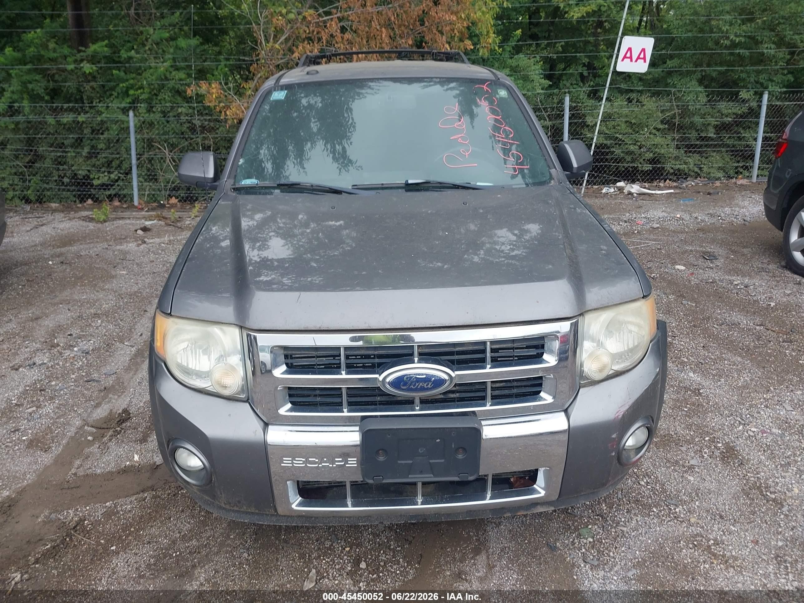 2009 Ford Escape Limited Gray vin: 1FMCU04G59KB35139