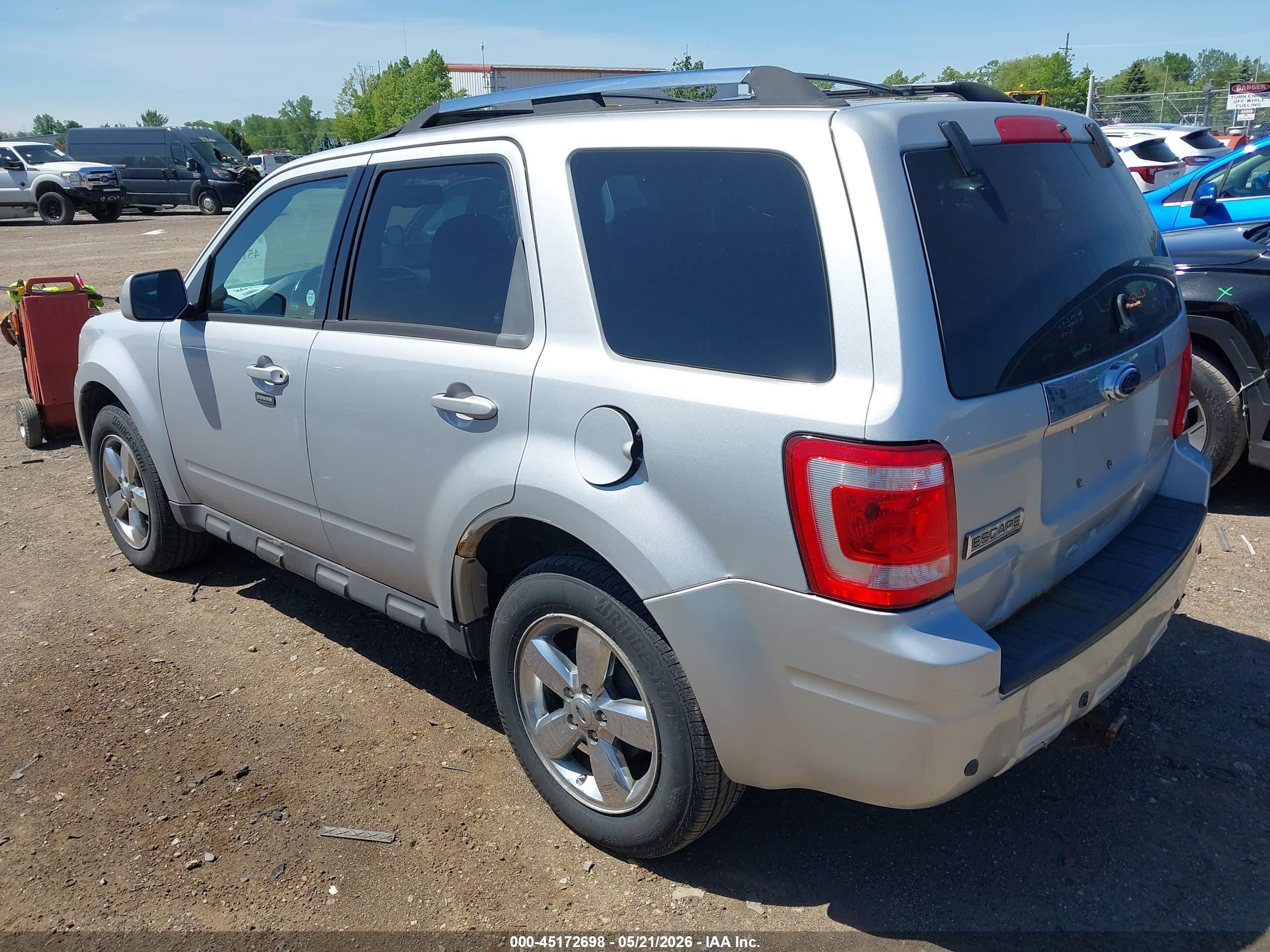 2009 Ford Escape Limited Silver vin: 1FMCU04G99KA89010