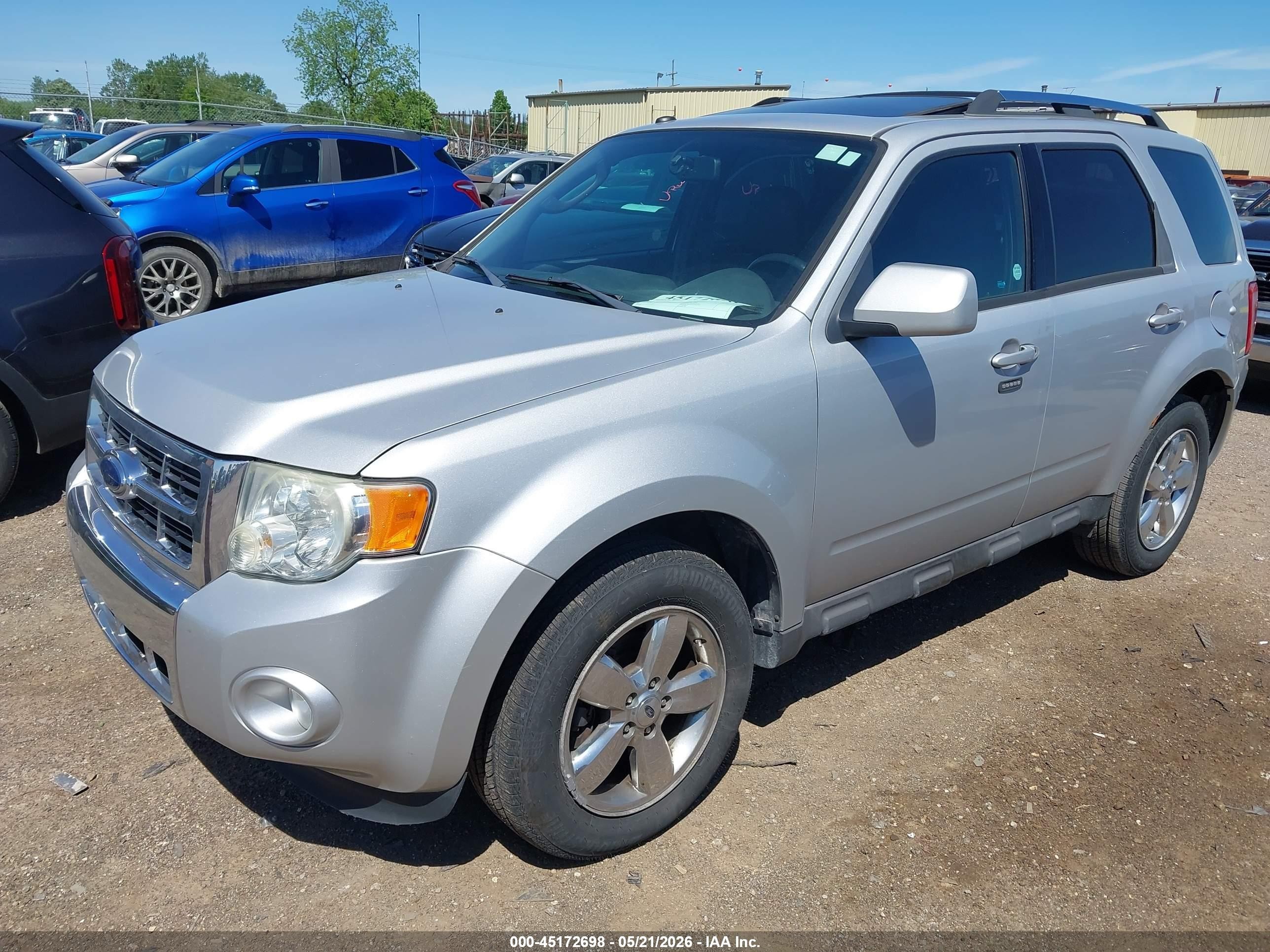 2009 Ford Escape Limited Silver vin: 1FMCU04G99KA89010