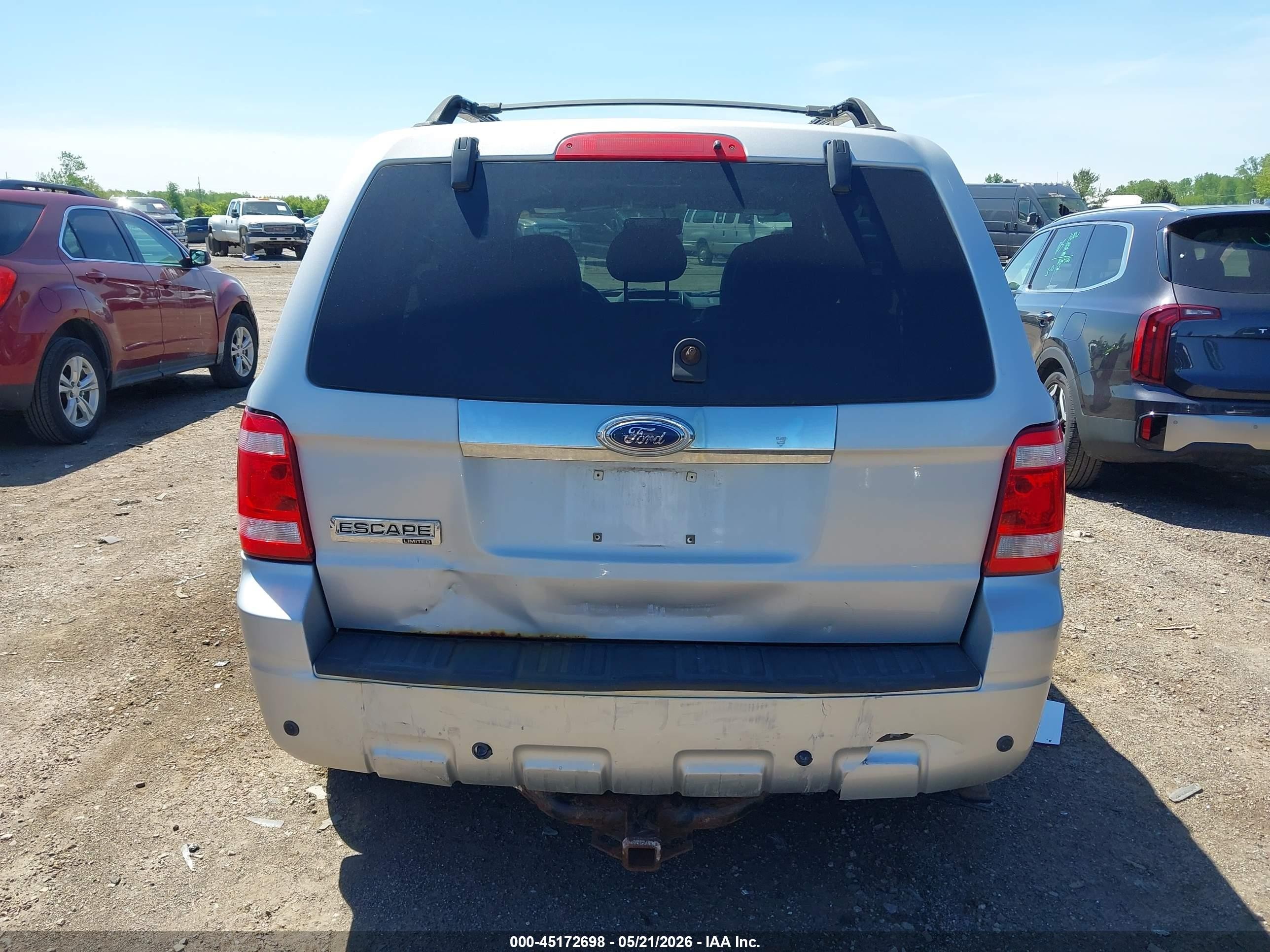 2009 Ford Escape Limited Silver vin: 1FMCU04G99KA89010