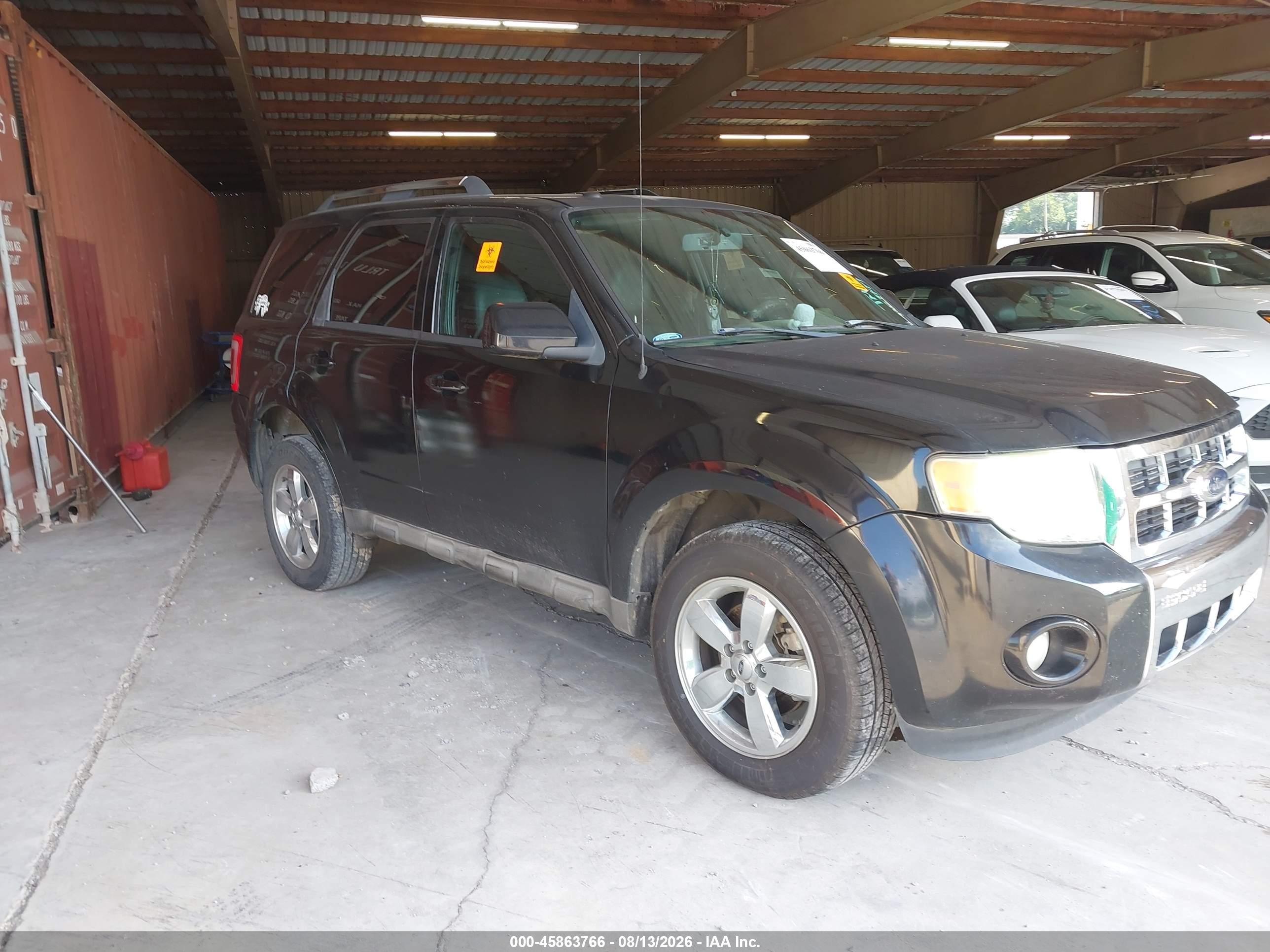 2009 Ford Escape Limited Black vin: 1FMCU04G99KB87499