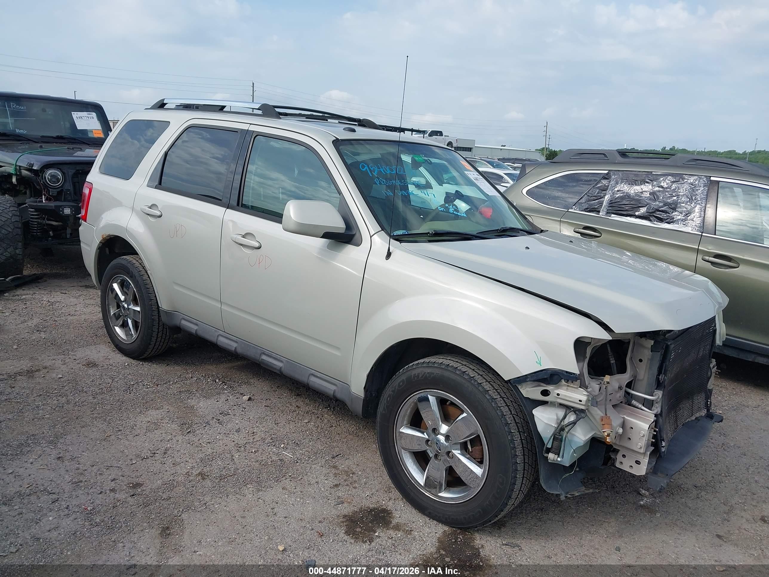 2009 Ford Escape Limited Cream vin: 1FMCU04GX9KA63273