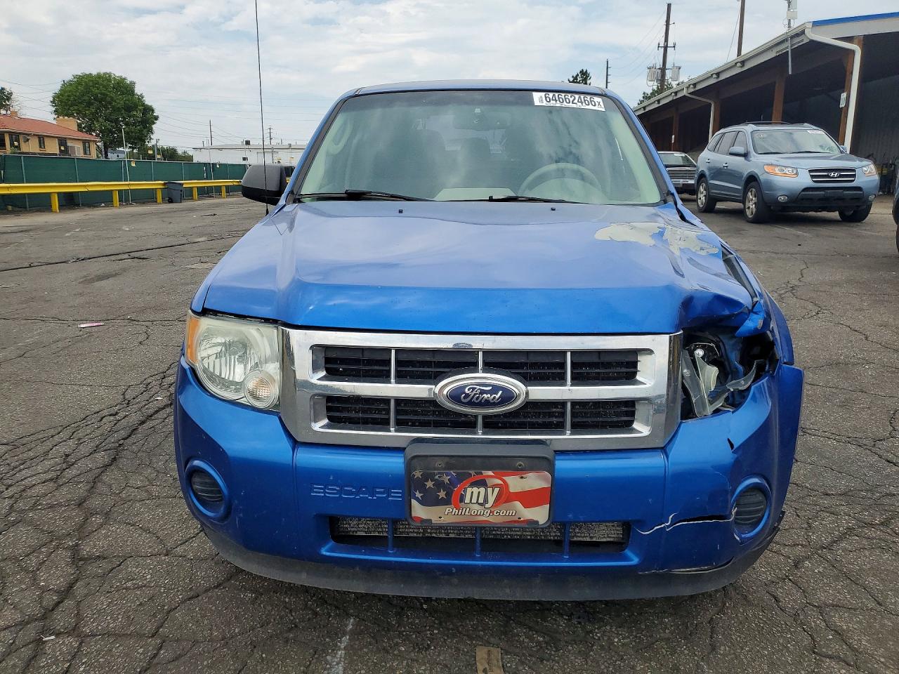 2012 Ford Escape Xls Blue vin: 1FMCU0C70CKC66634