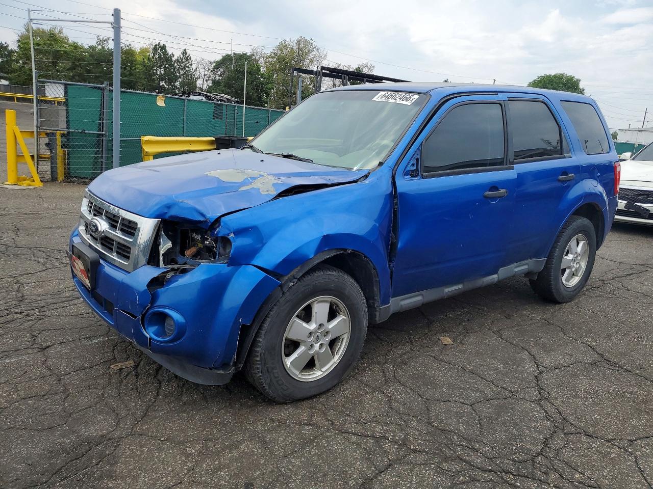 2012 Ford Escape Xls Blue vin: 1FMCU0C70CKC66634
