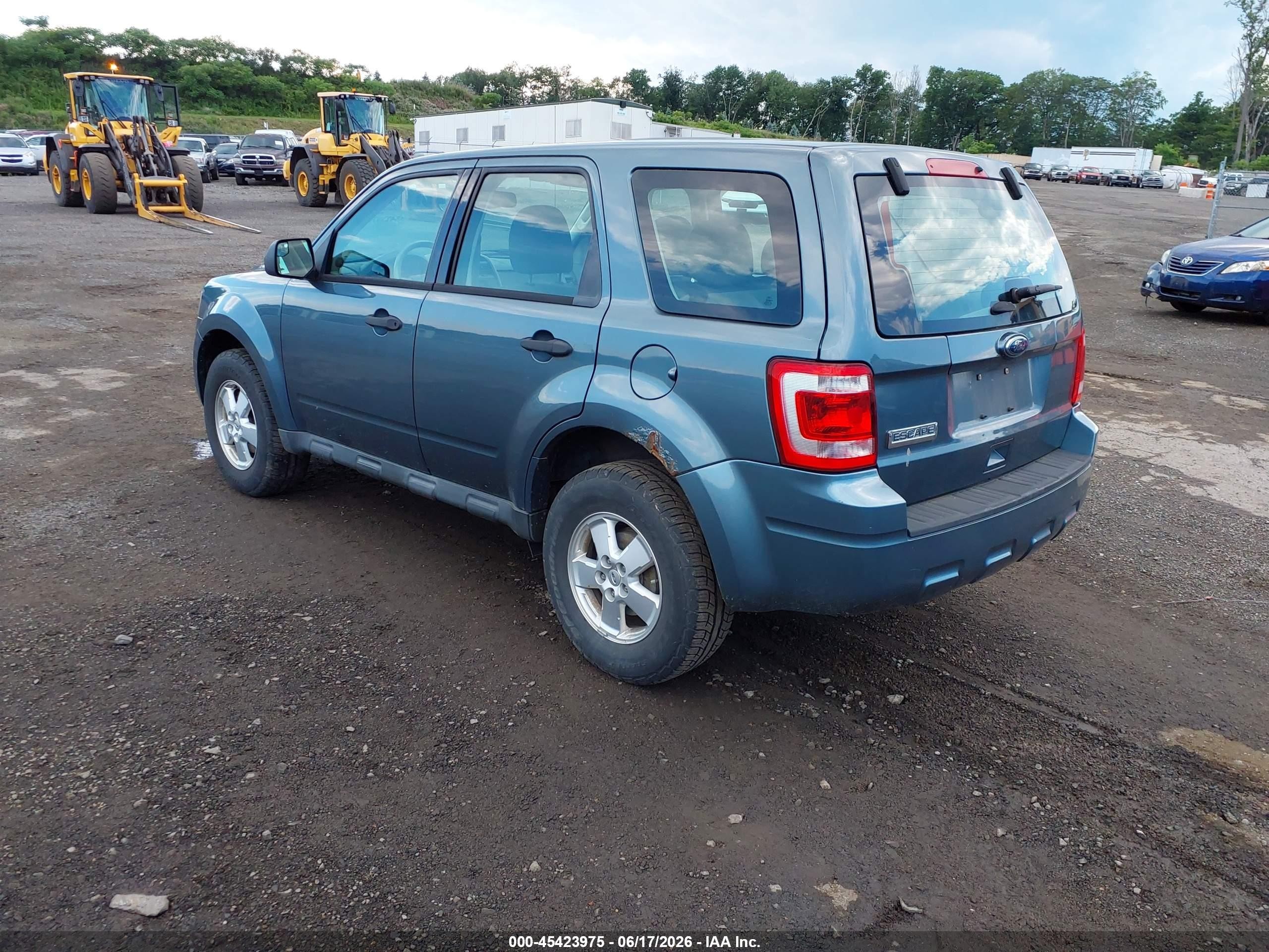 2012 Ford Escape Xls Blue vin: 1FMCU0C71CKB61584