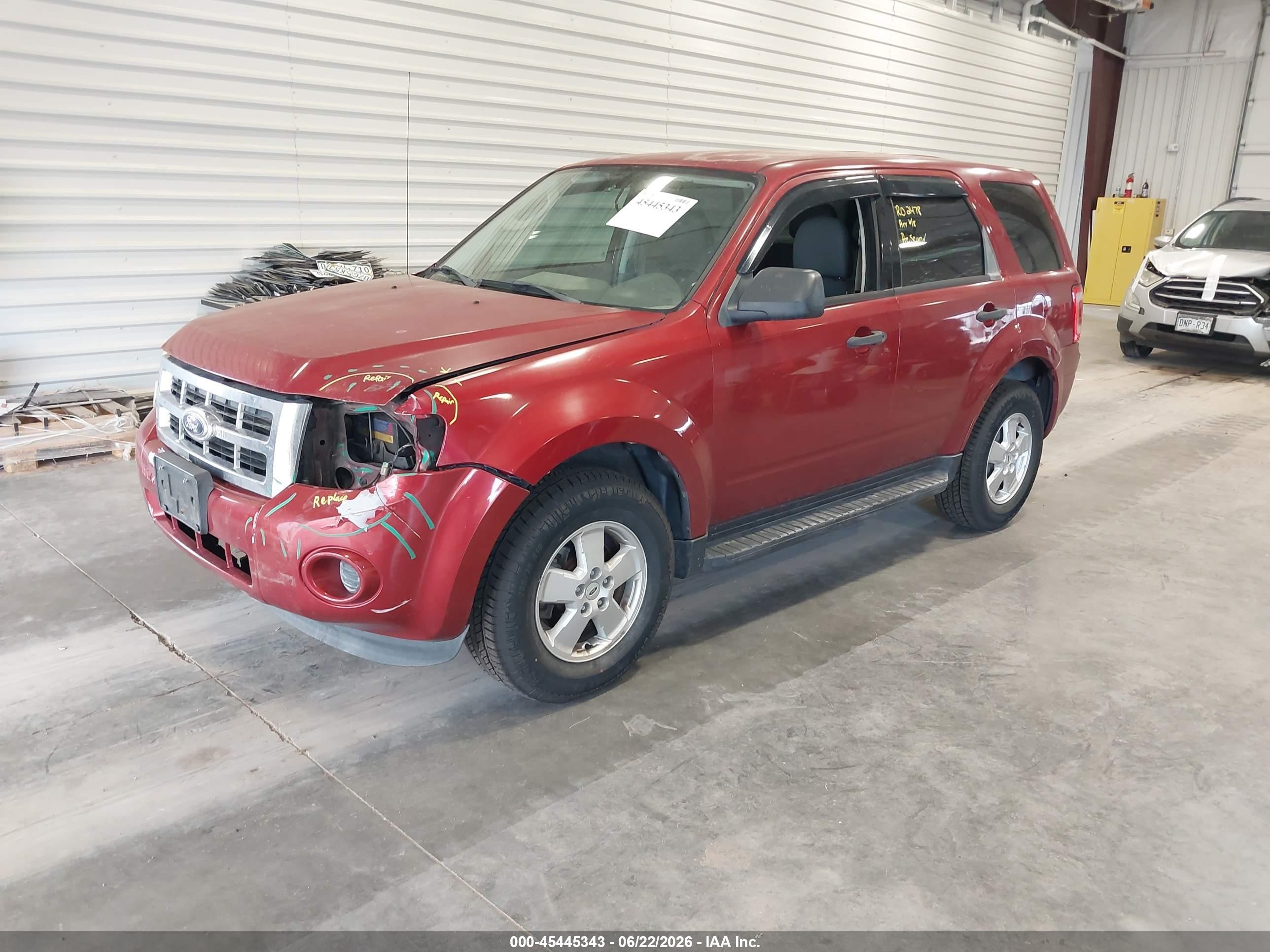 2012 Ford Escape Xls Red vin: 1FMCU0C71CKC26482