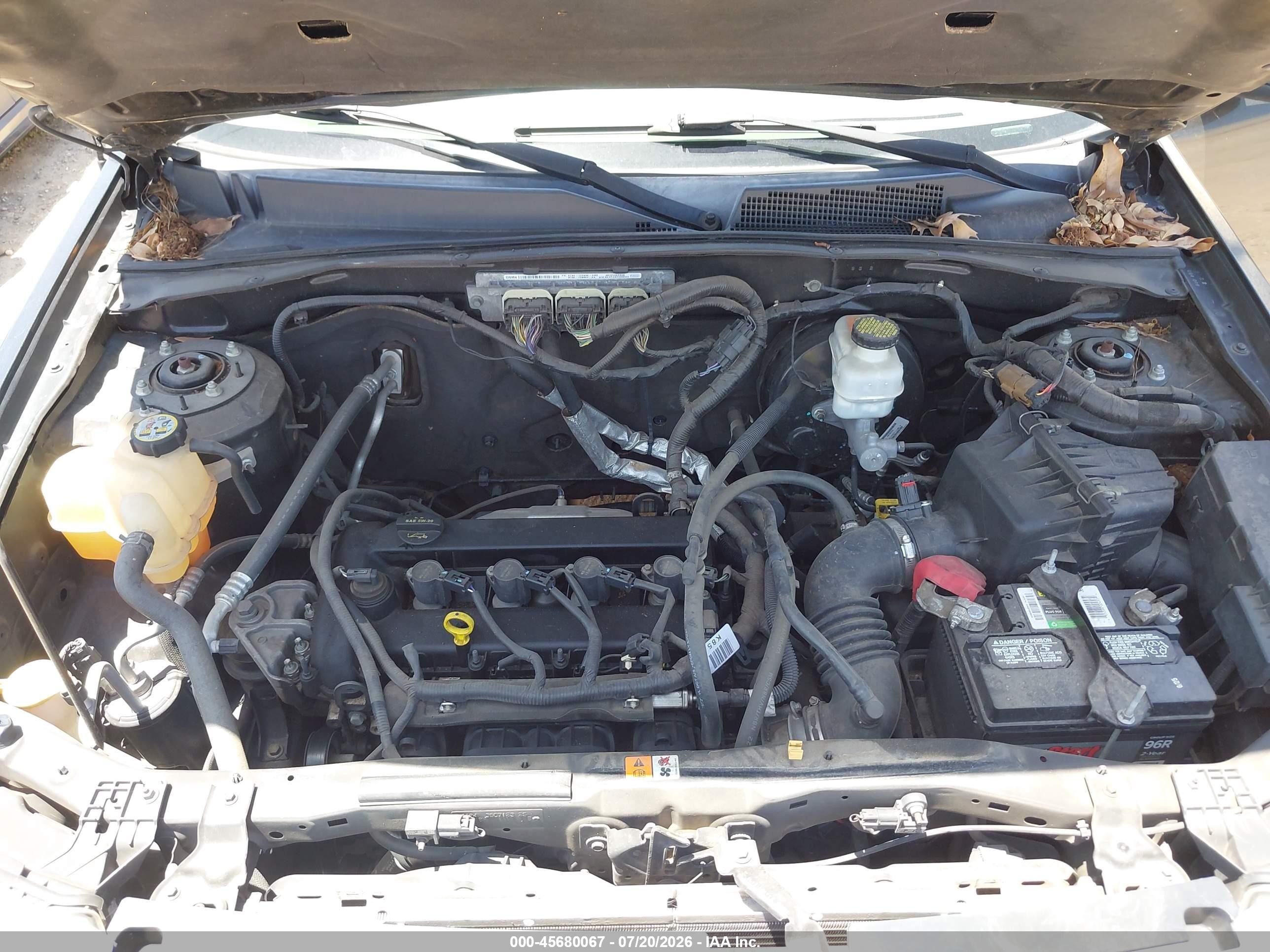 2011 Ford Escape Xls Black vin: 1FMCU0C72BKA45213