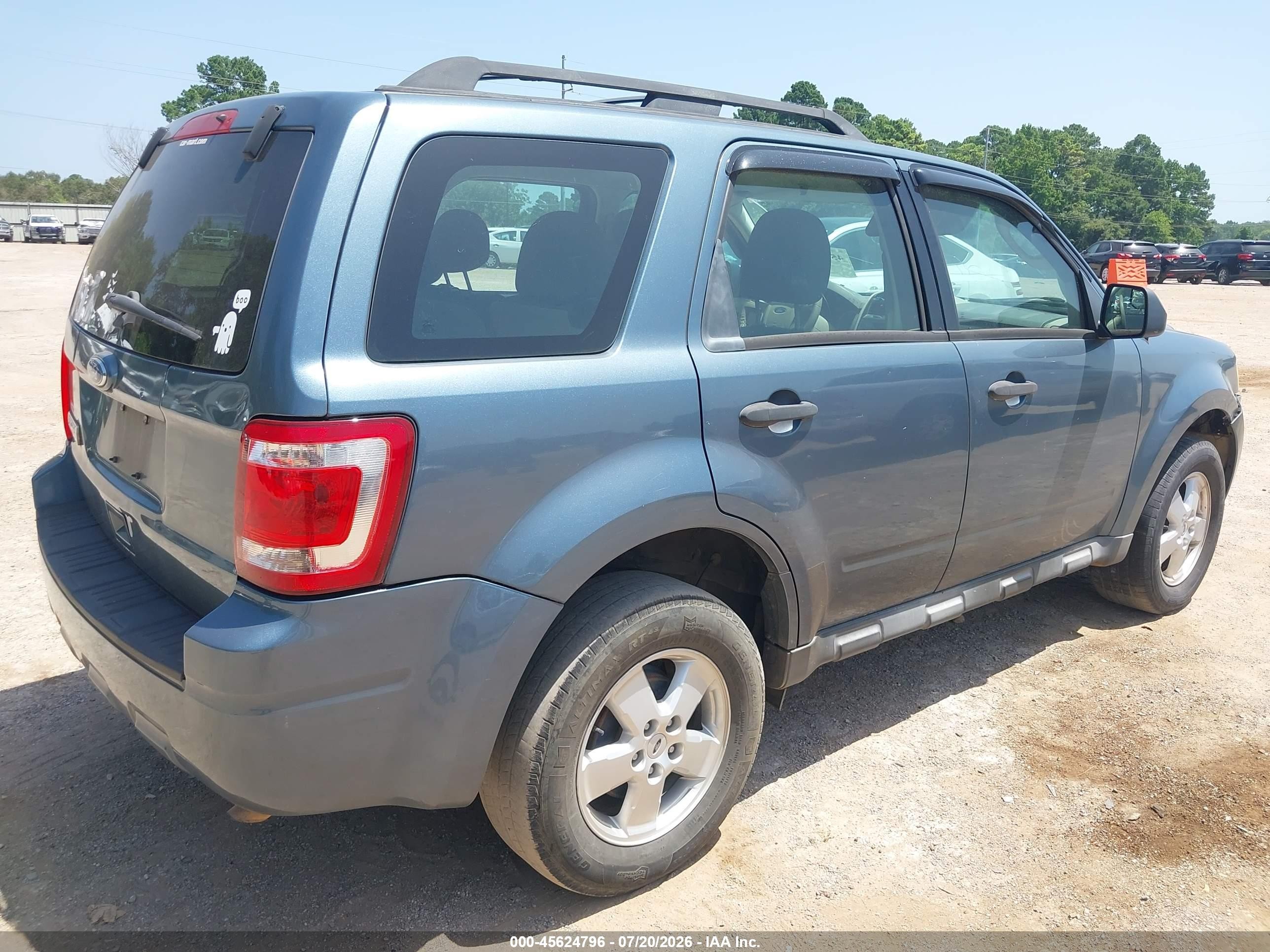 2012 Ford Escape Xls Light Blue vin: 1FMCU0C72CKA89987