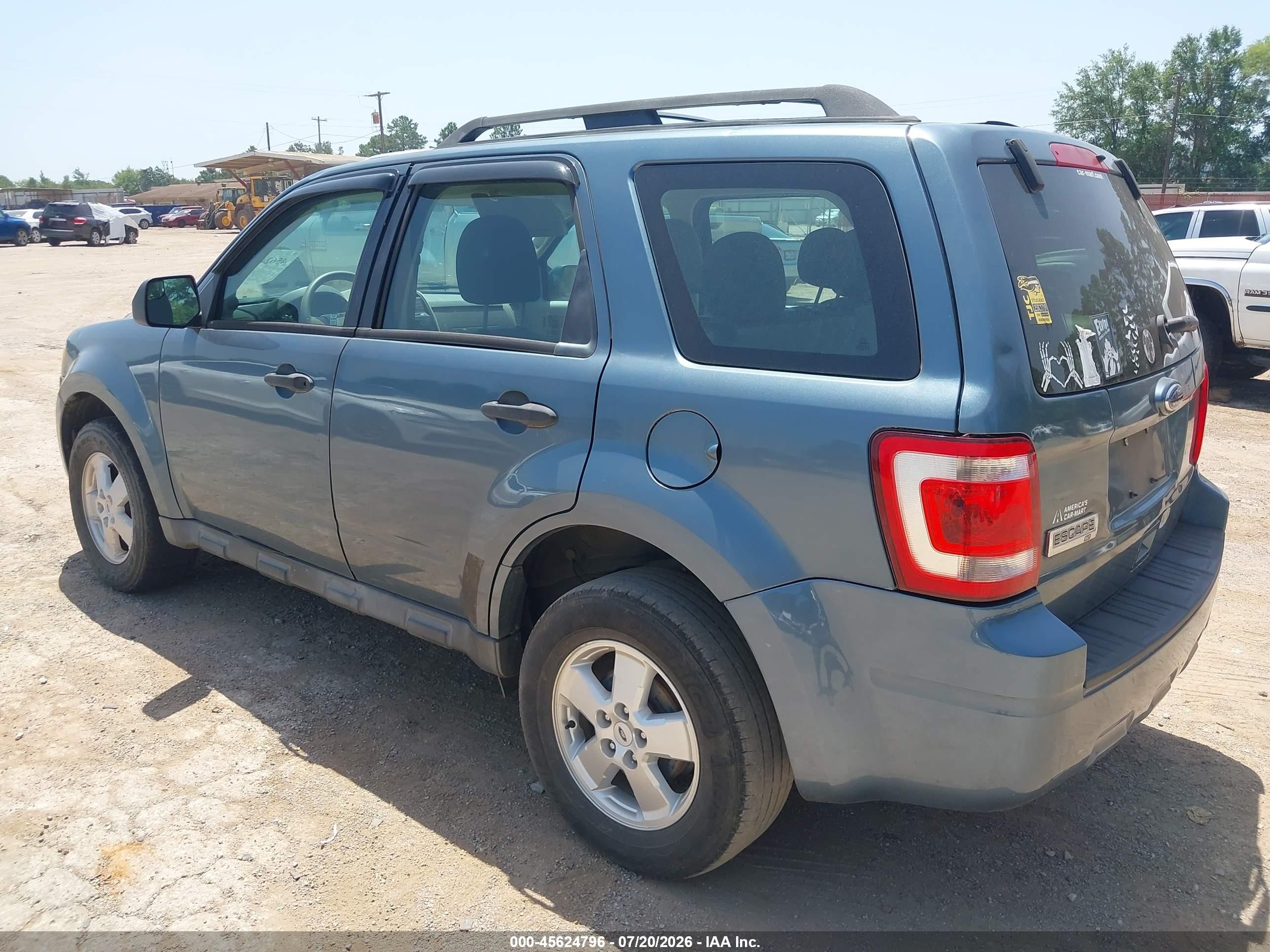 2012 Ford Escape Xls Light Blue vin: 1FMCU0C72CKA89987