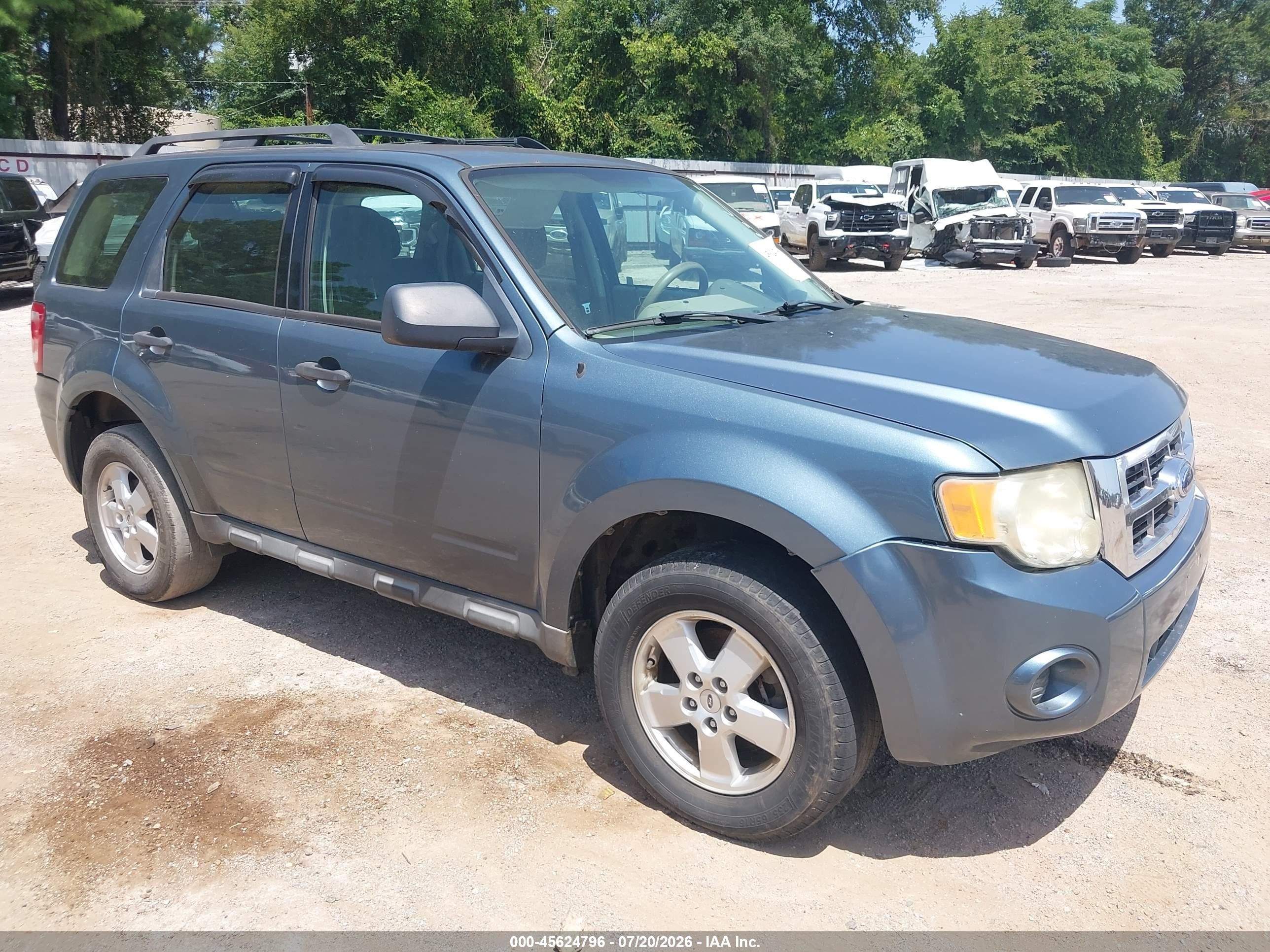 2012 Ford Escape Xls Light Blue vin: 1FMCU0C72CKA89987