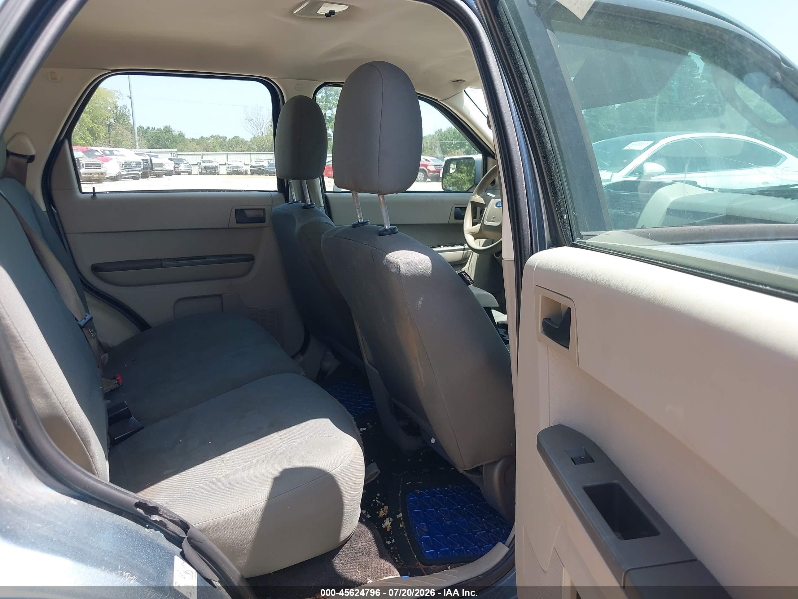 2012 Ford Escape Xls Light Blue vin: 1FMCU0C72CKA89987