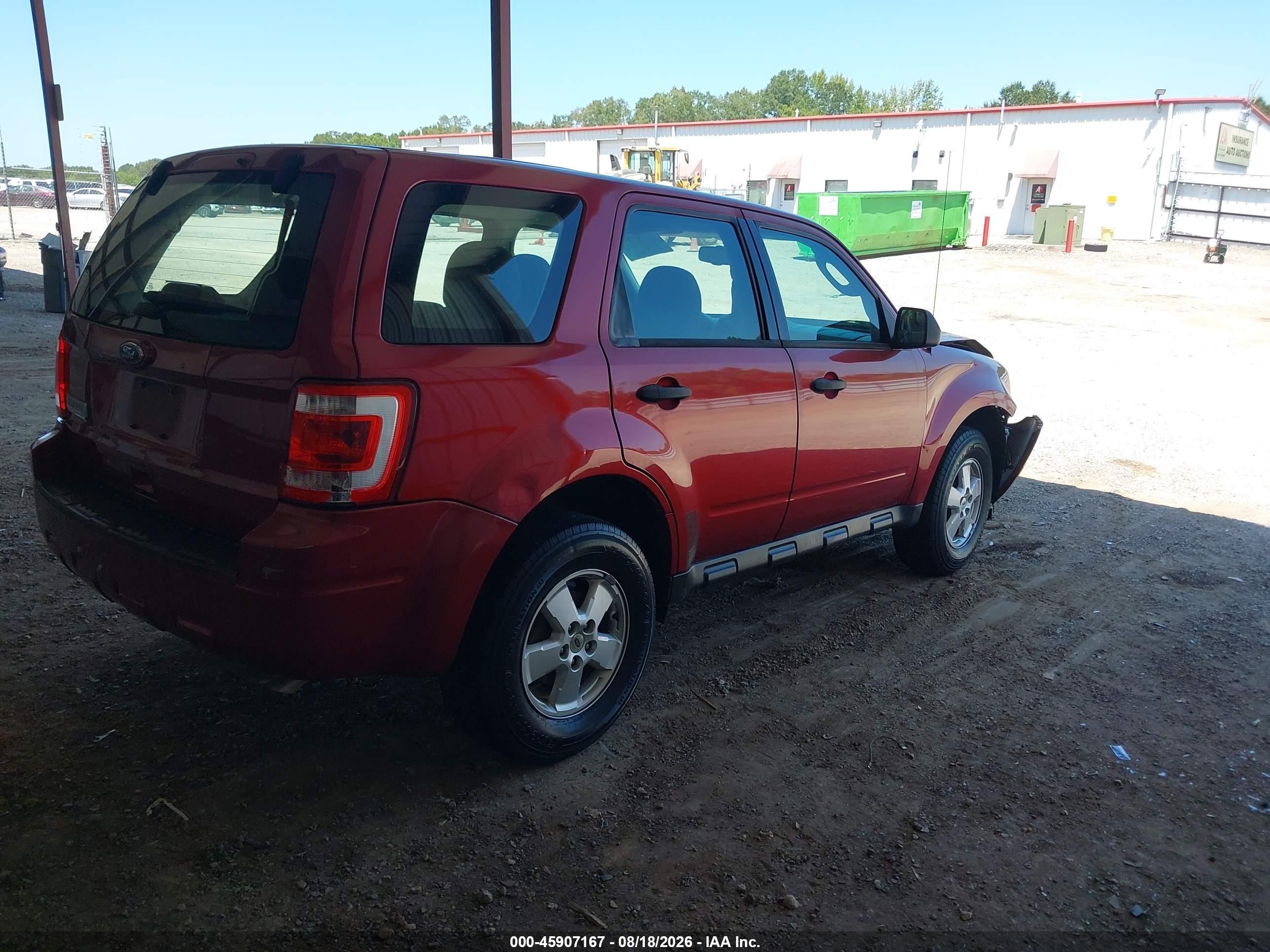 2012 Ford Escape Xls Red vin: 1FMCU0C72CKB26987